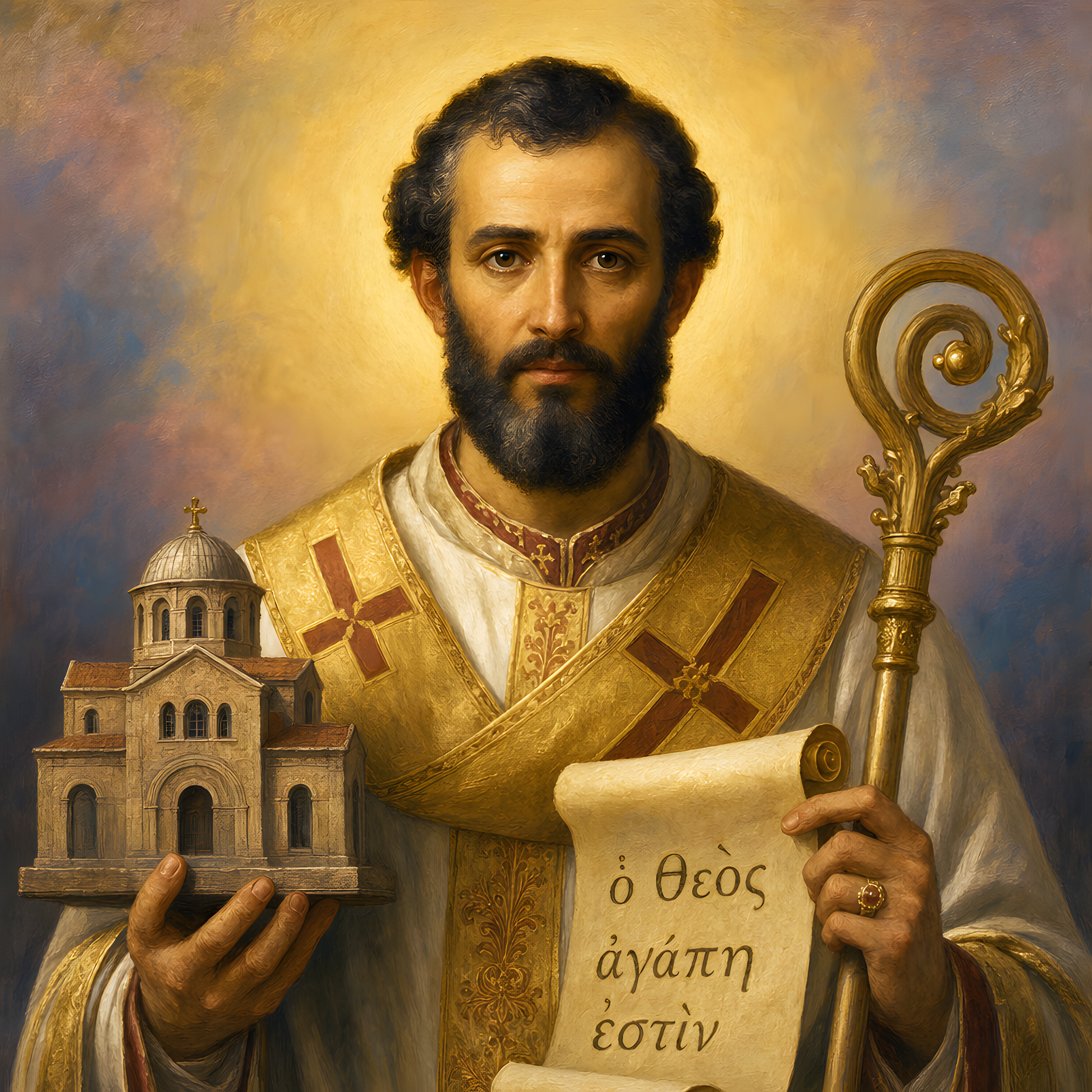 Portrait of St. Porphyrius of Gaza