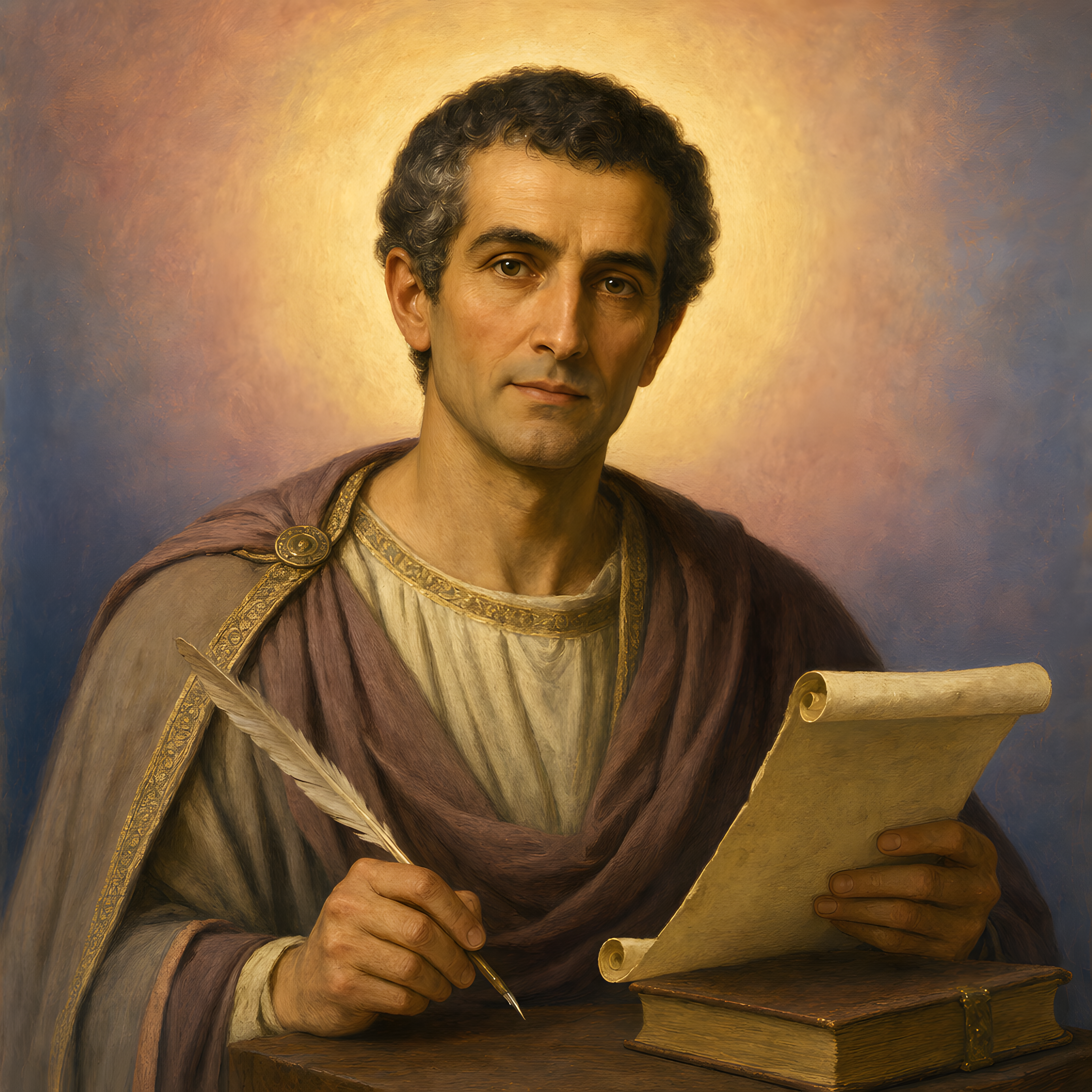 Portrait of St. Prosper of Aquitaine