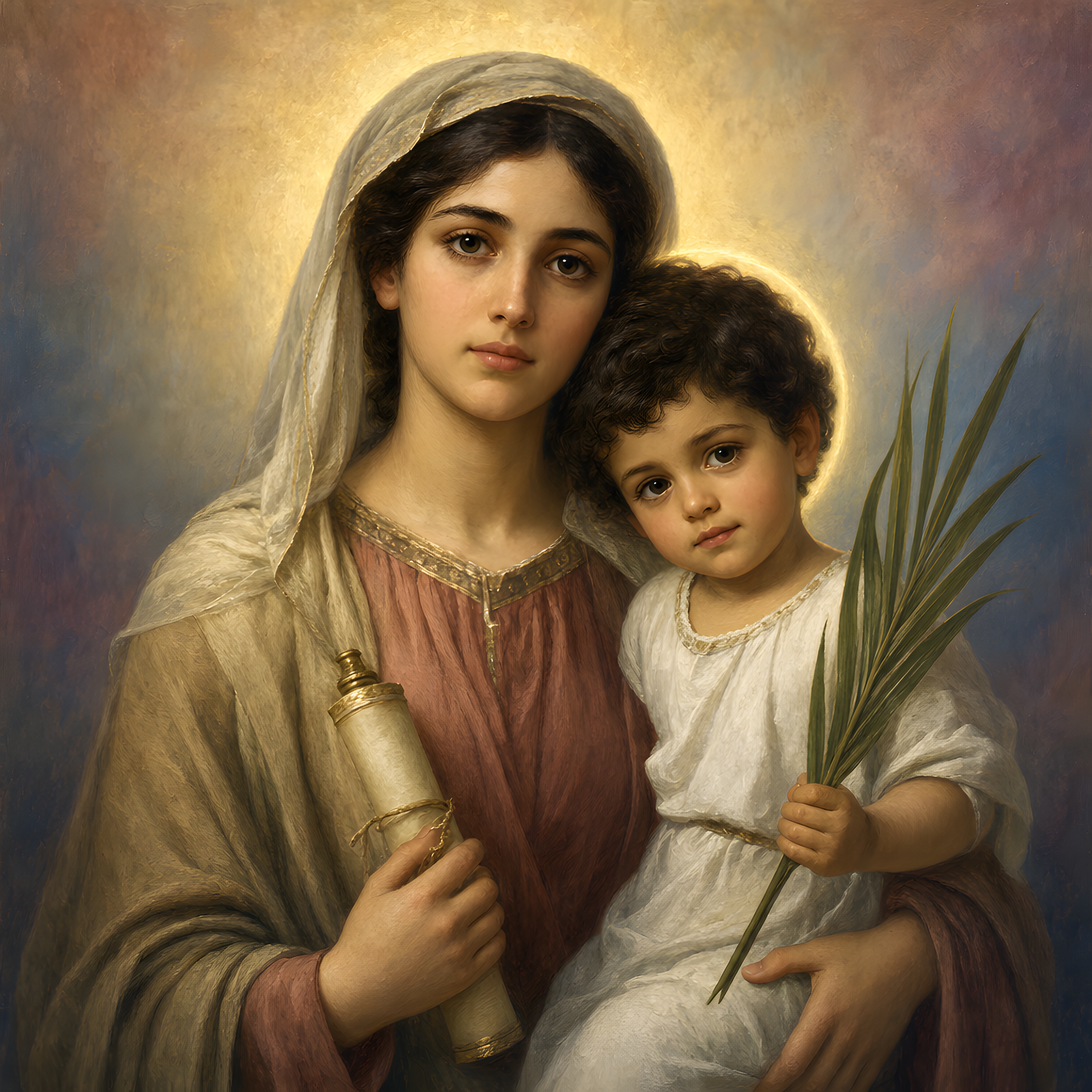 Portrait of St. Quiricus and St. Julitta