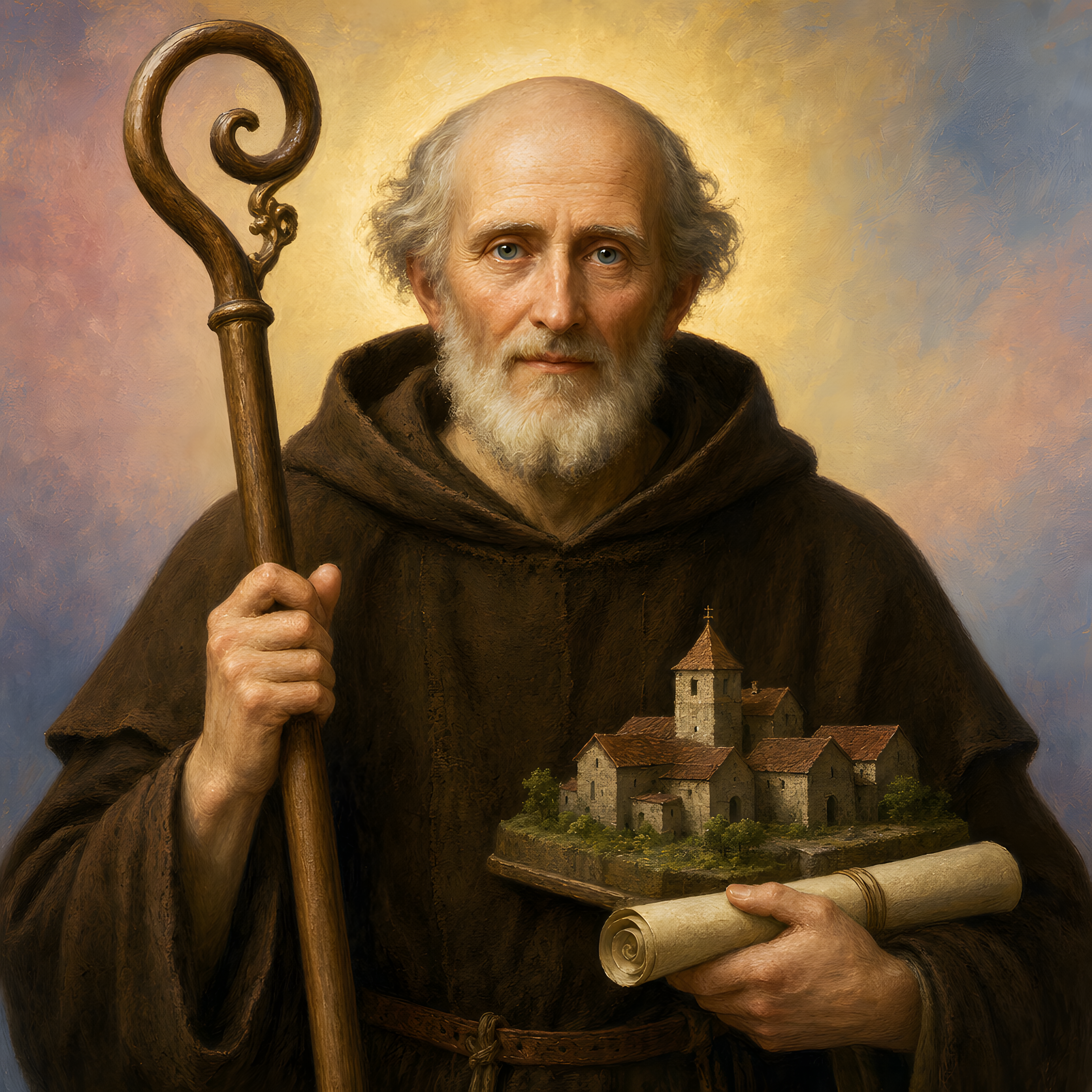 Portrait of St. Romanus of Condat