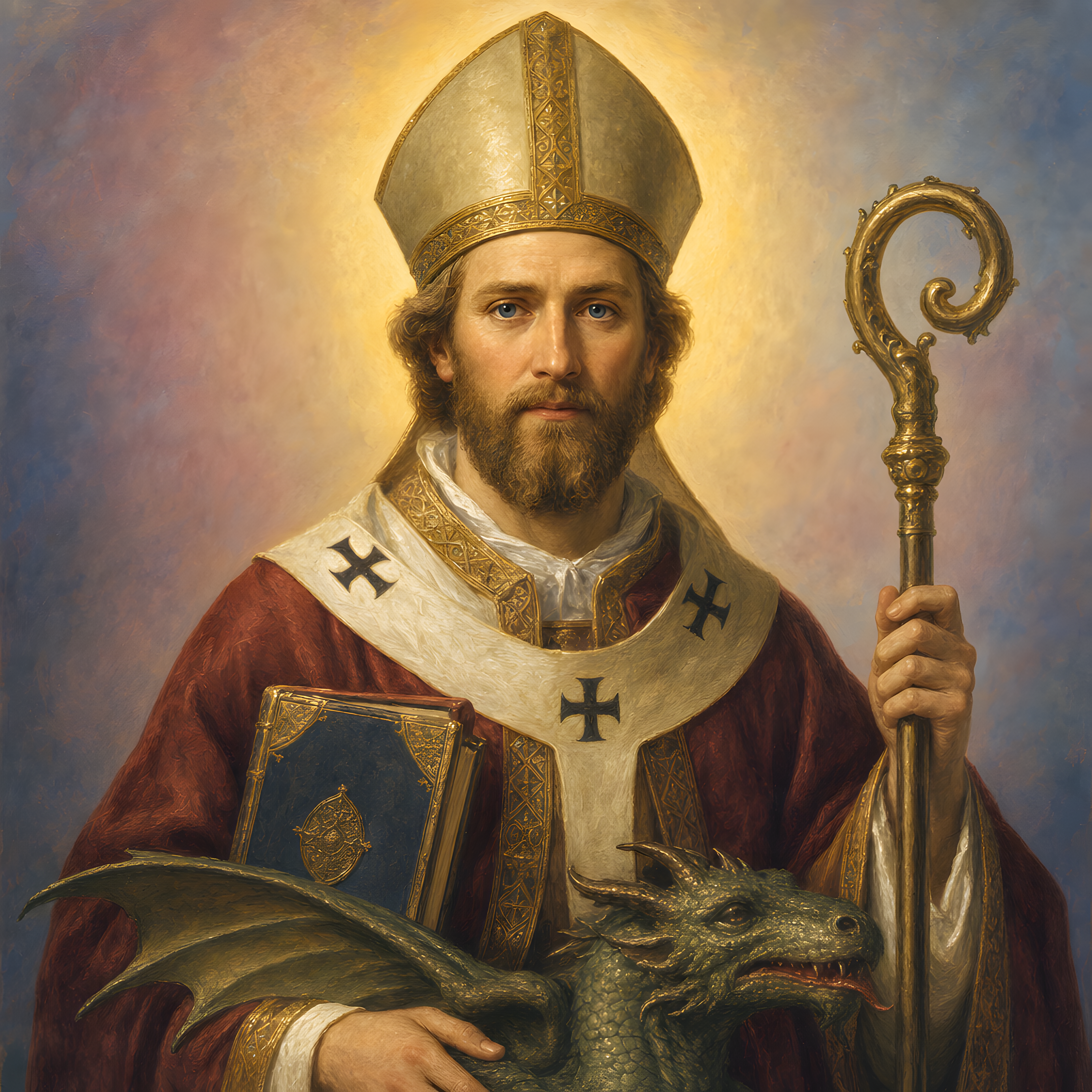 Portrait of St. Romanus of Rouen
