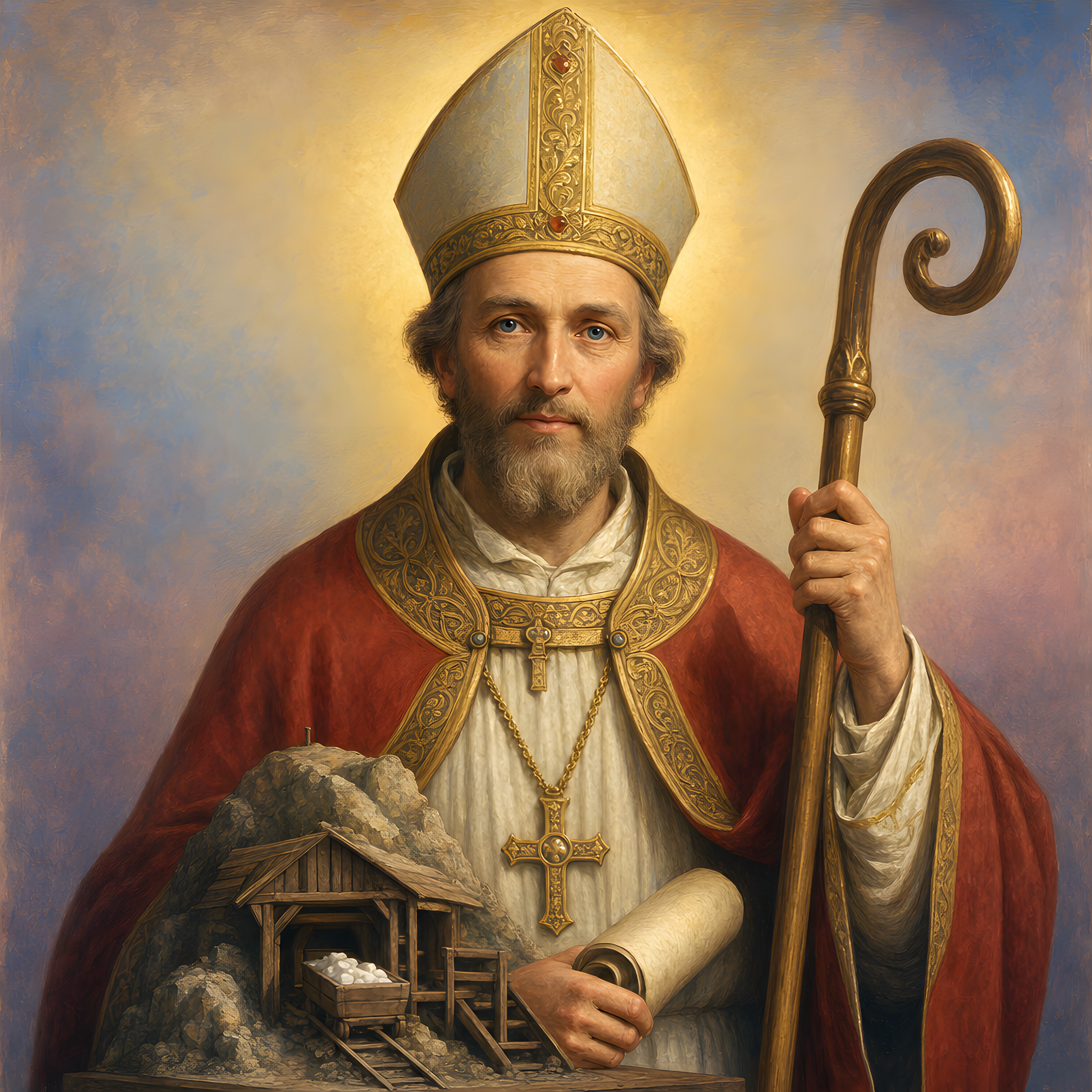 Portrait of St. Rupert of Salzburg