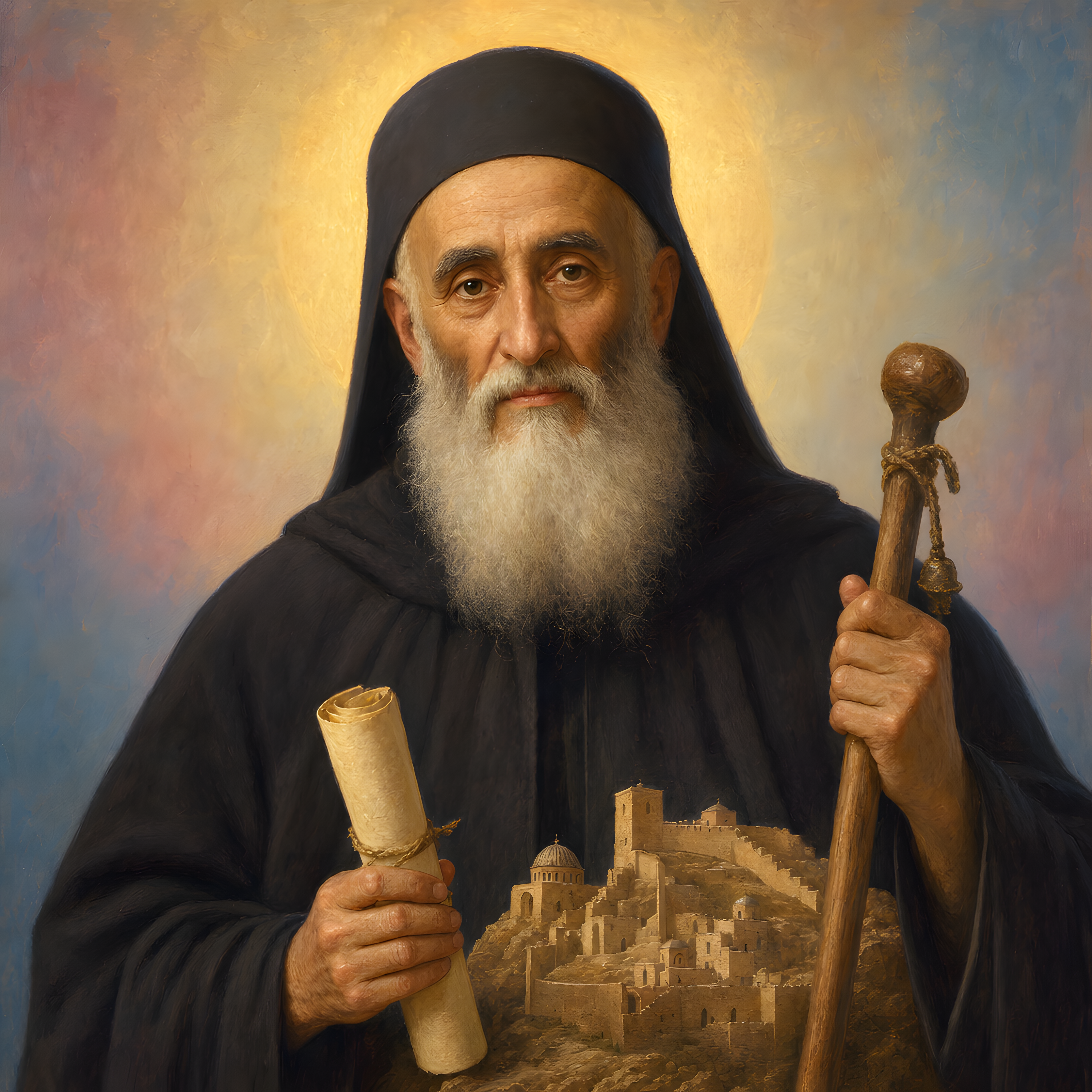 Portrait of St. Sabas the Sanctified