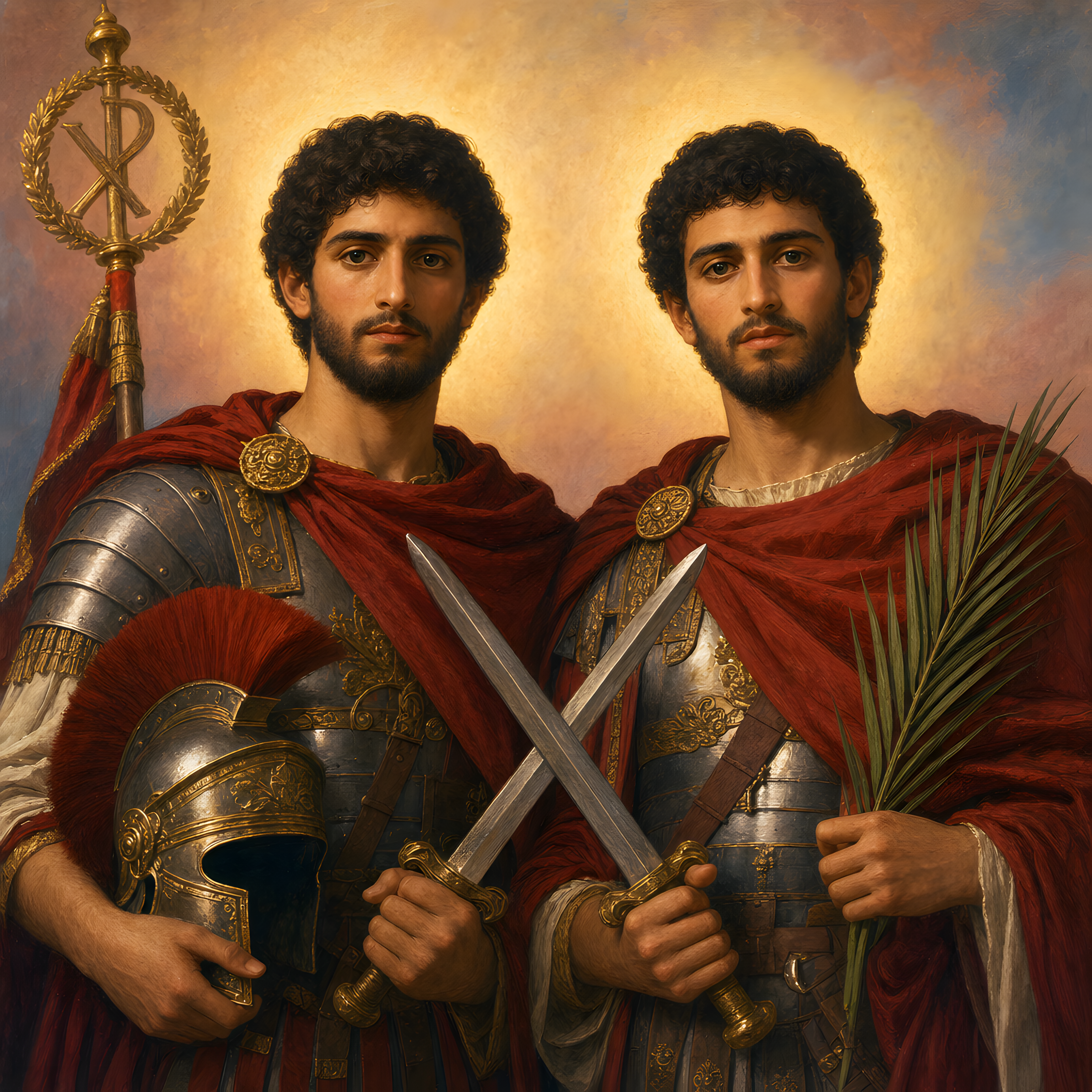 Portrait of St. Sergius and St. Bacchus