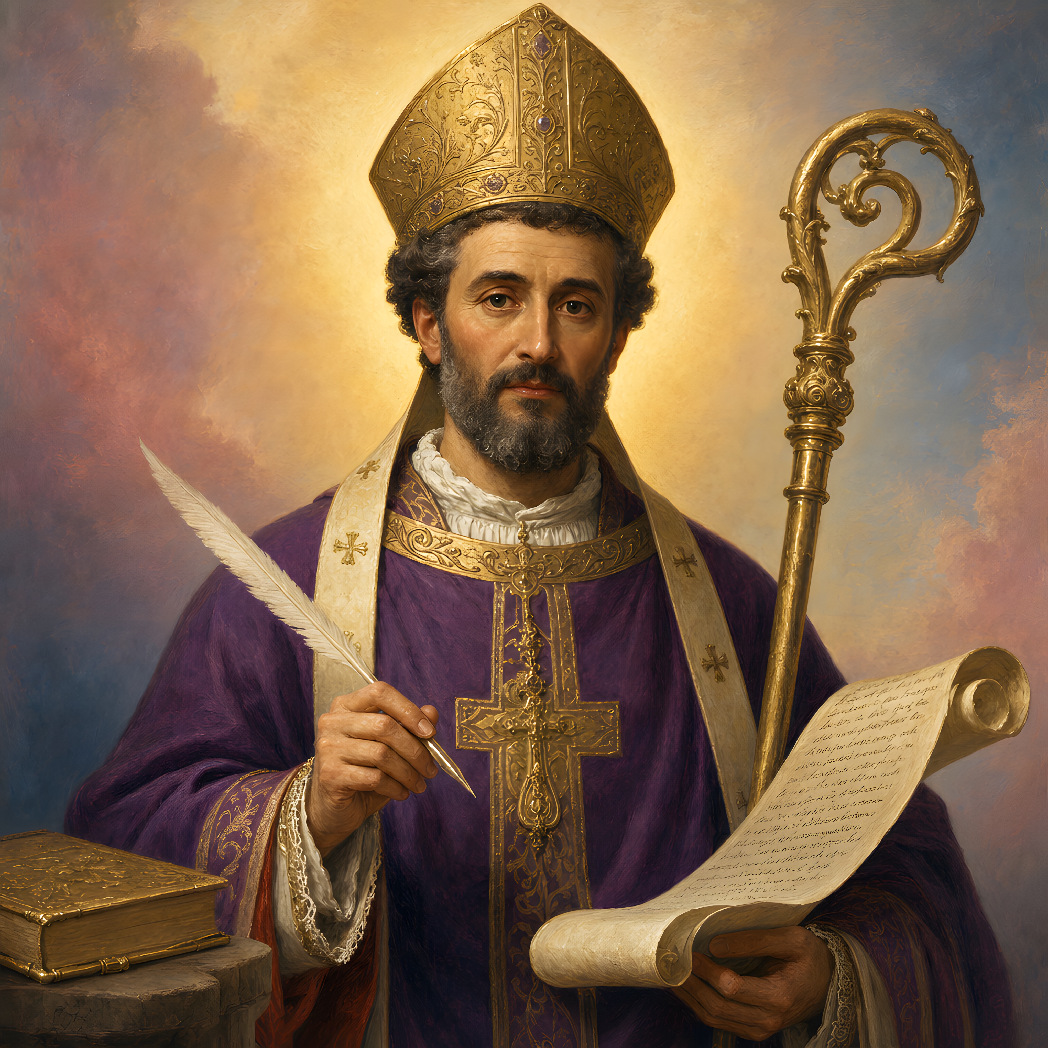 Portrait of St. Sidonius Apollinaris