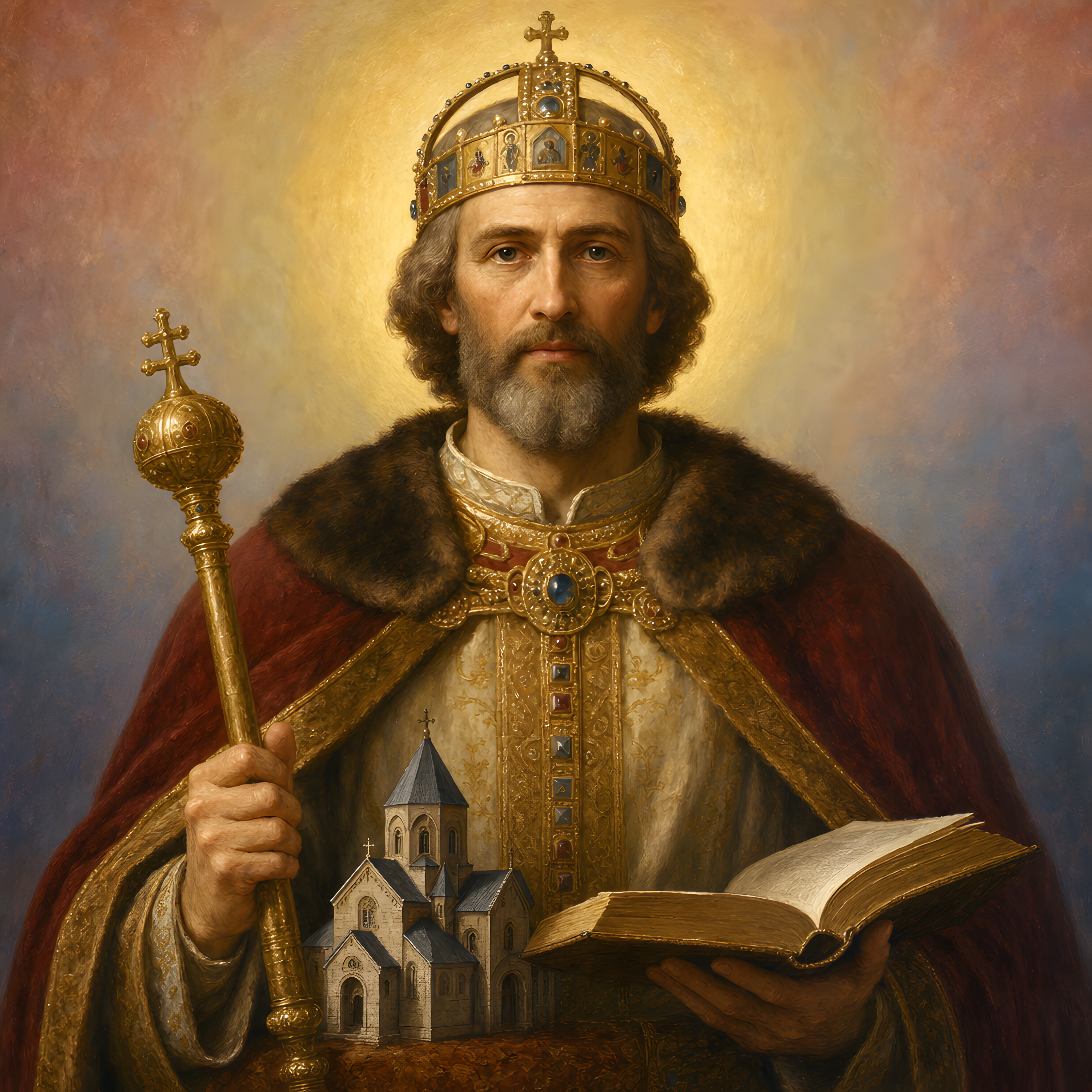 Portrait of St. Stephen of Hungary