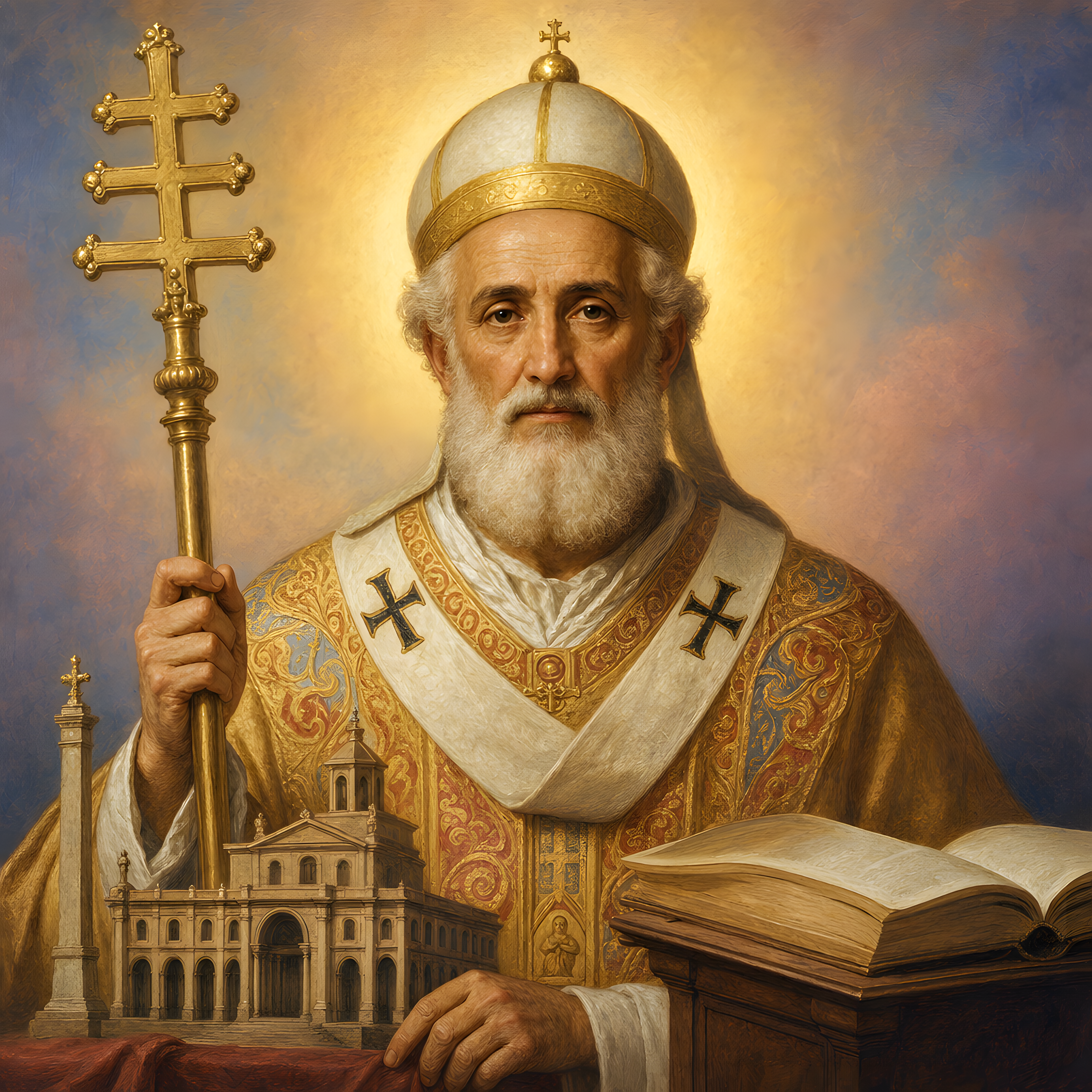 Portrait of St. Sylvester I