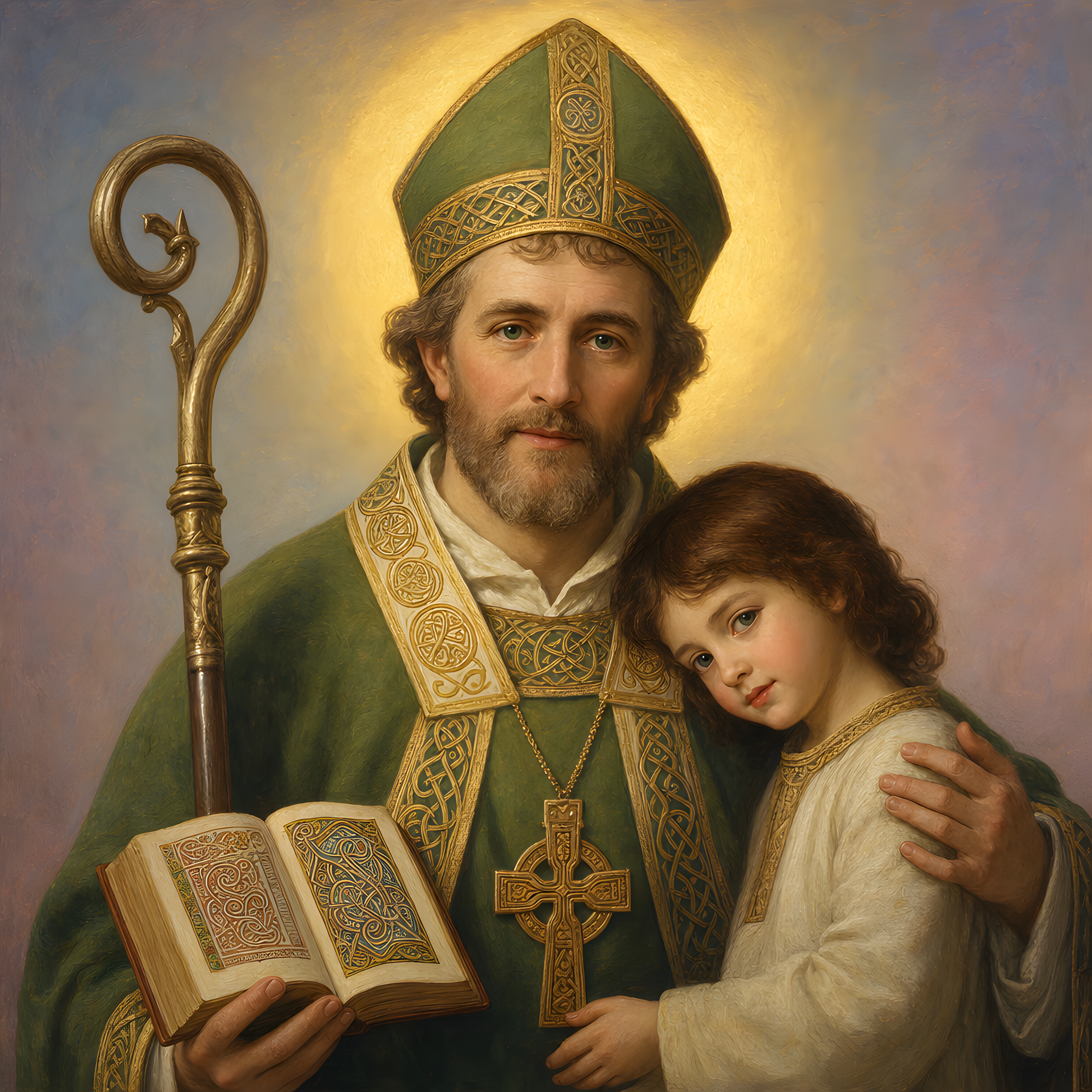 Portrait of St. Ultan of Ardbraccan