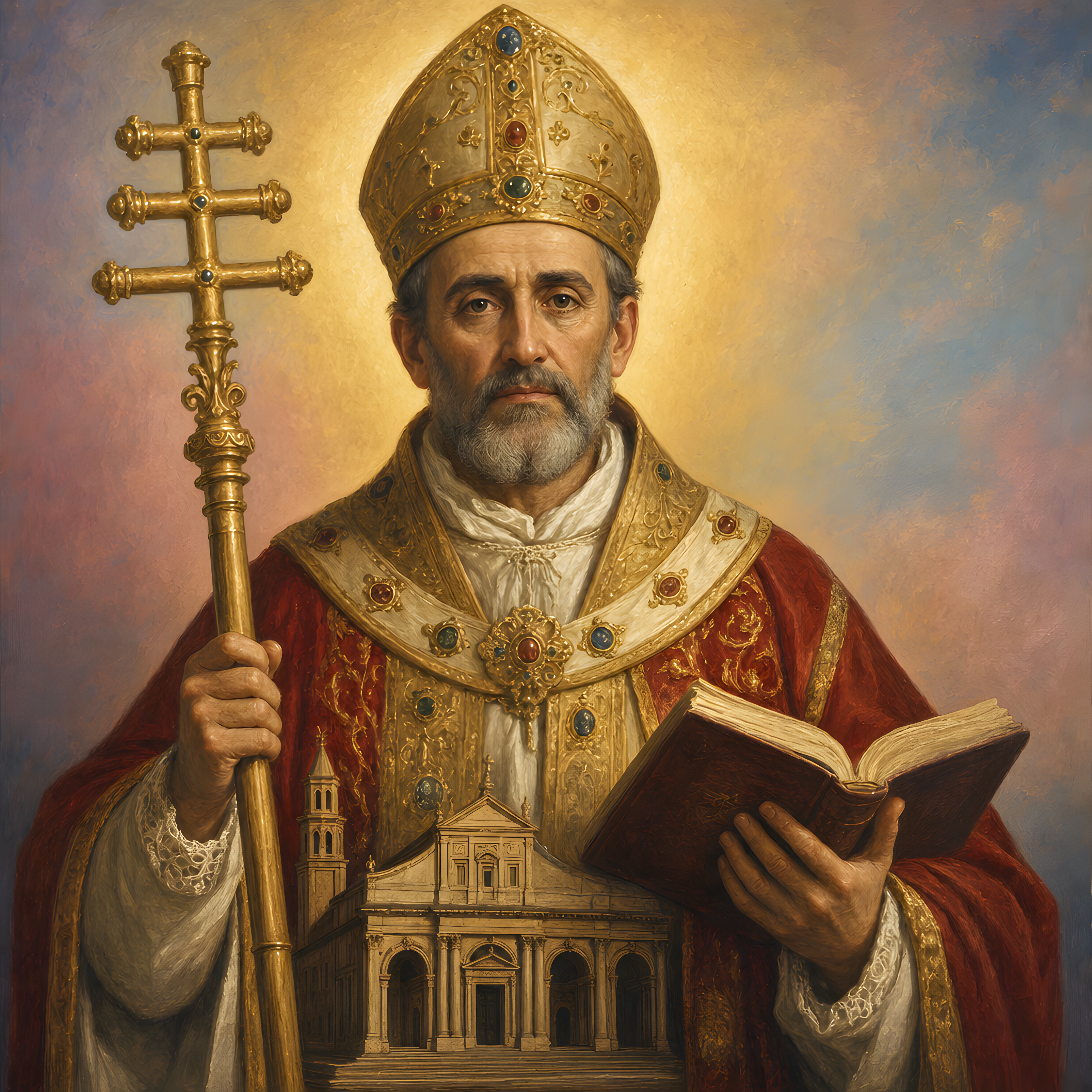 Portrait of St. Vitalian