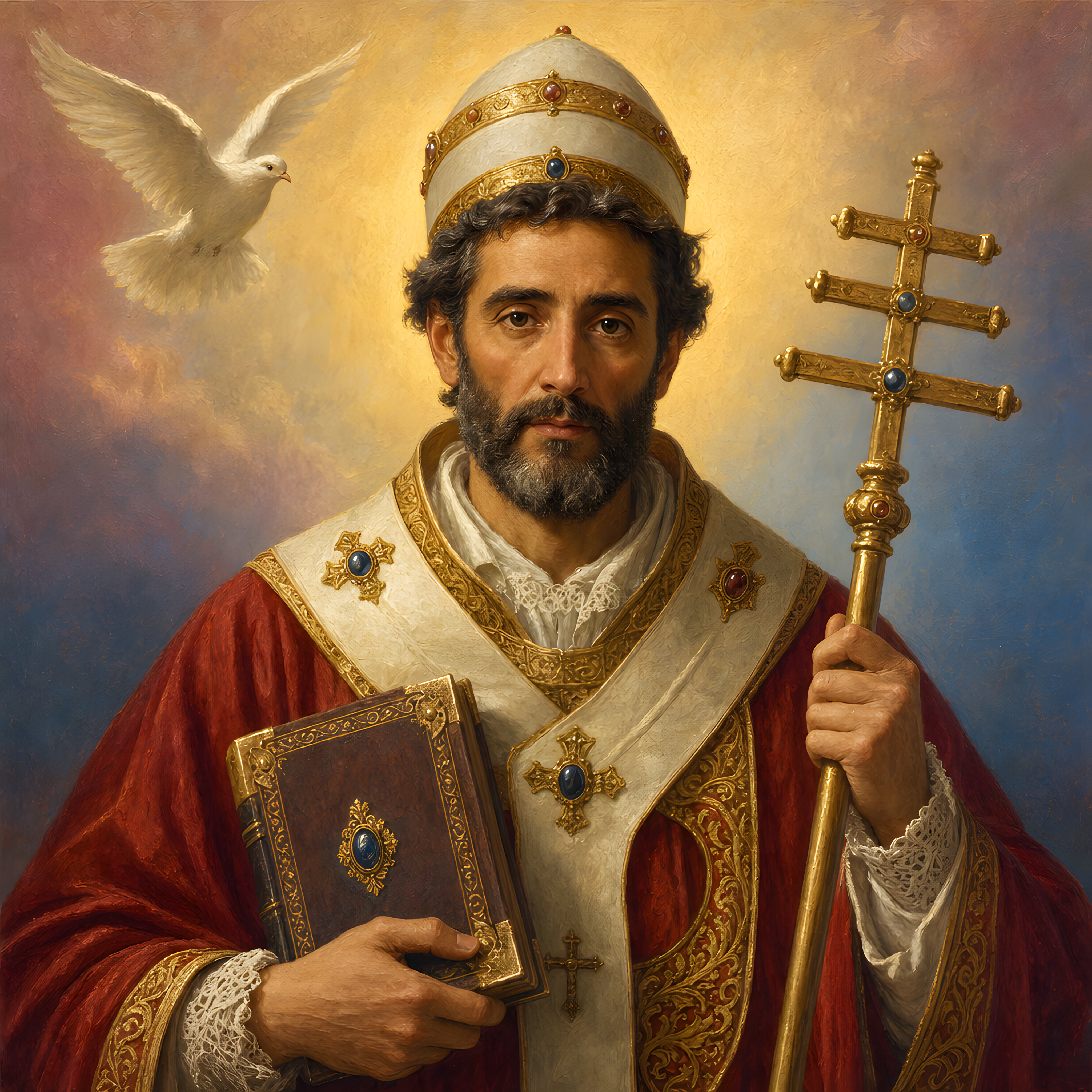 Portrait of St. Zachary, Pope