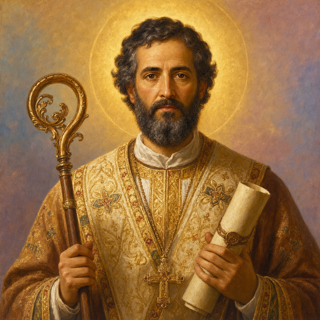 Portrait of St. Achillius of Larissa