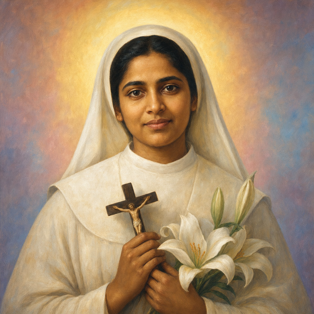 Portrait of St. Alphonsa of the Immaculate Conception