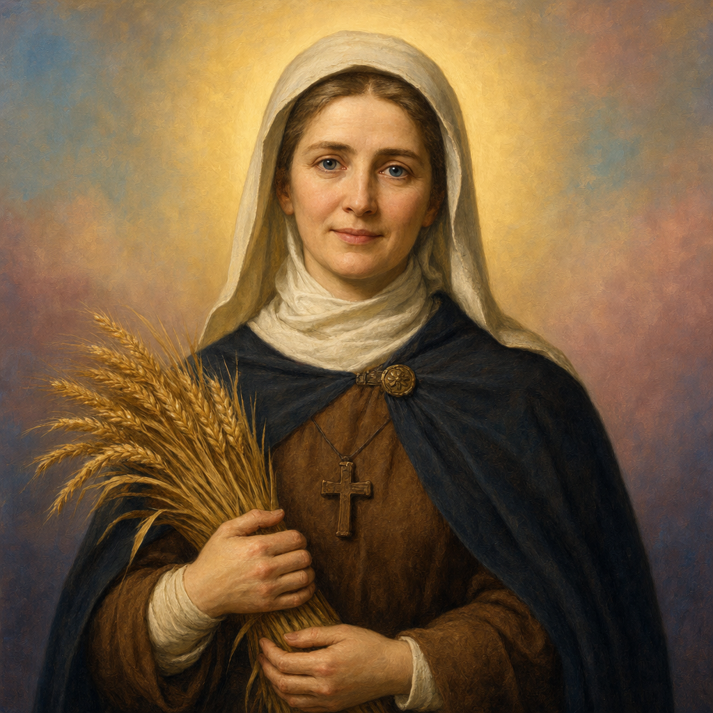 Portrait of St. Amalberga of Maubeuge