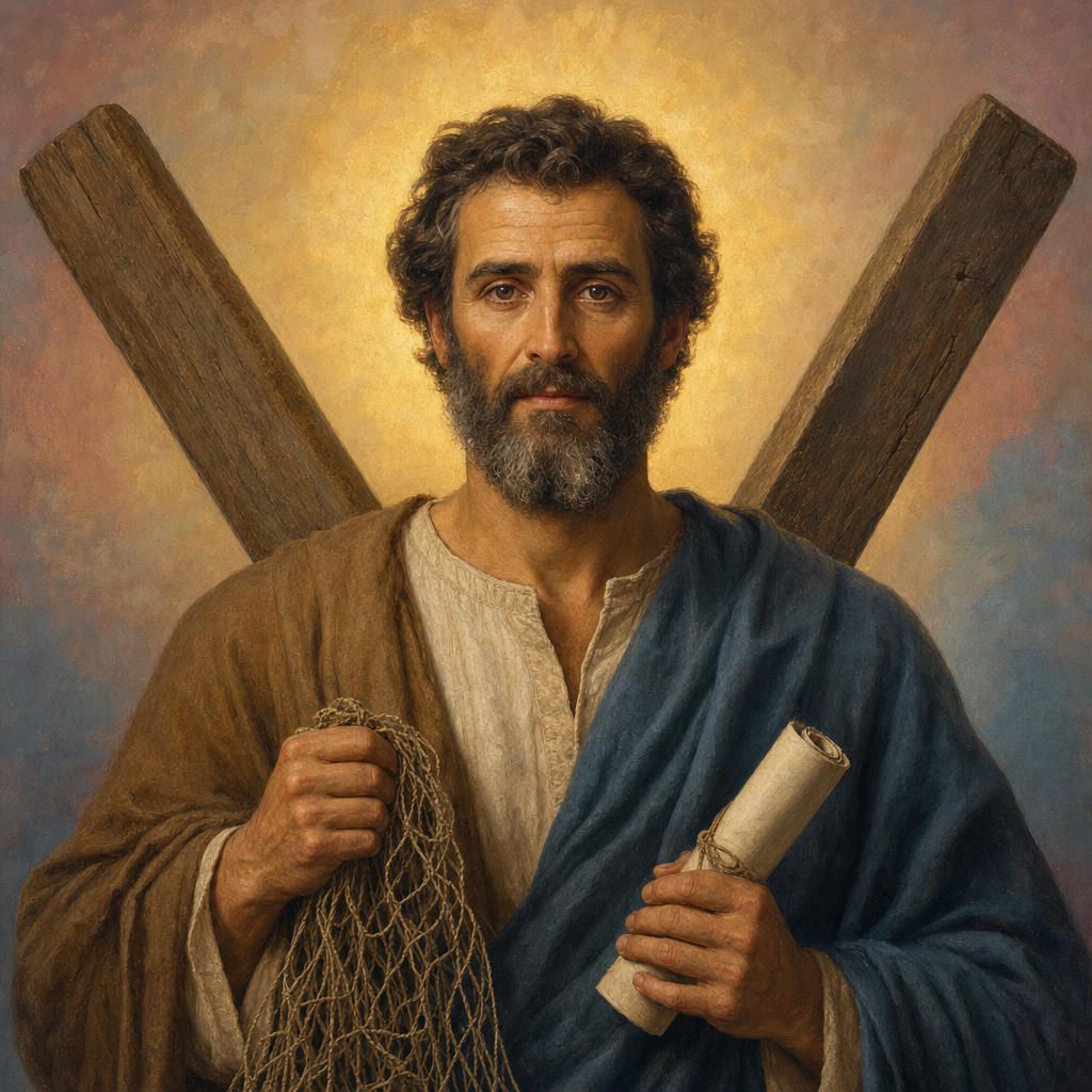 Portrait of St. Andrew the Apostle