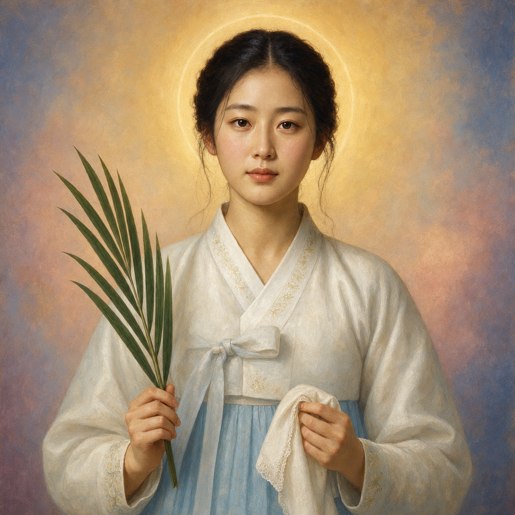 Portrait of St. Barbara Ch'oe Yong-i