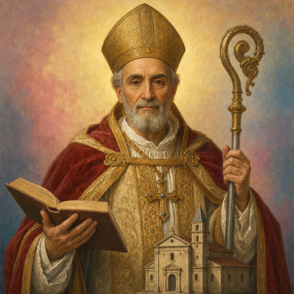 Portrait of St. Barbatus of Benevento