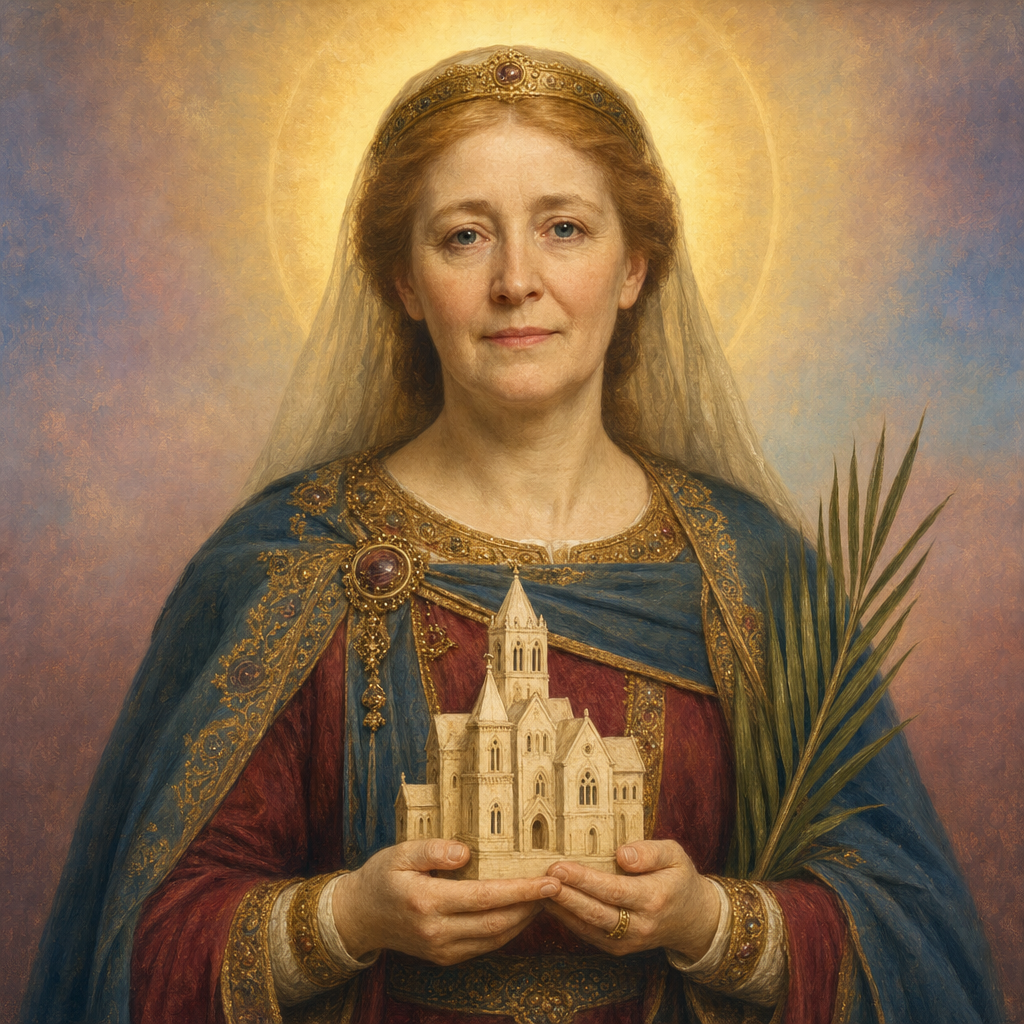 Portrait of St. Bathildis