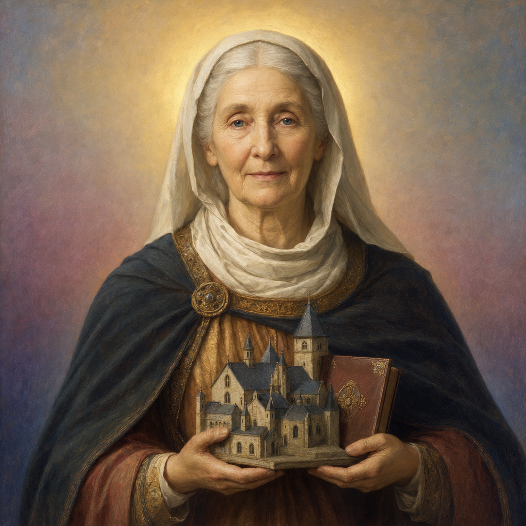 Portrait of St. Begga