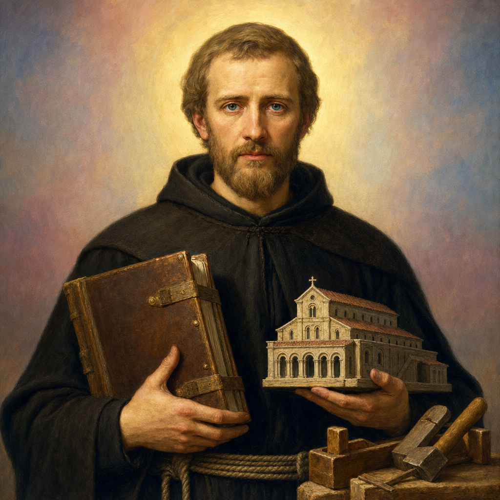 Portrait of St. Benedict Biscop