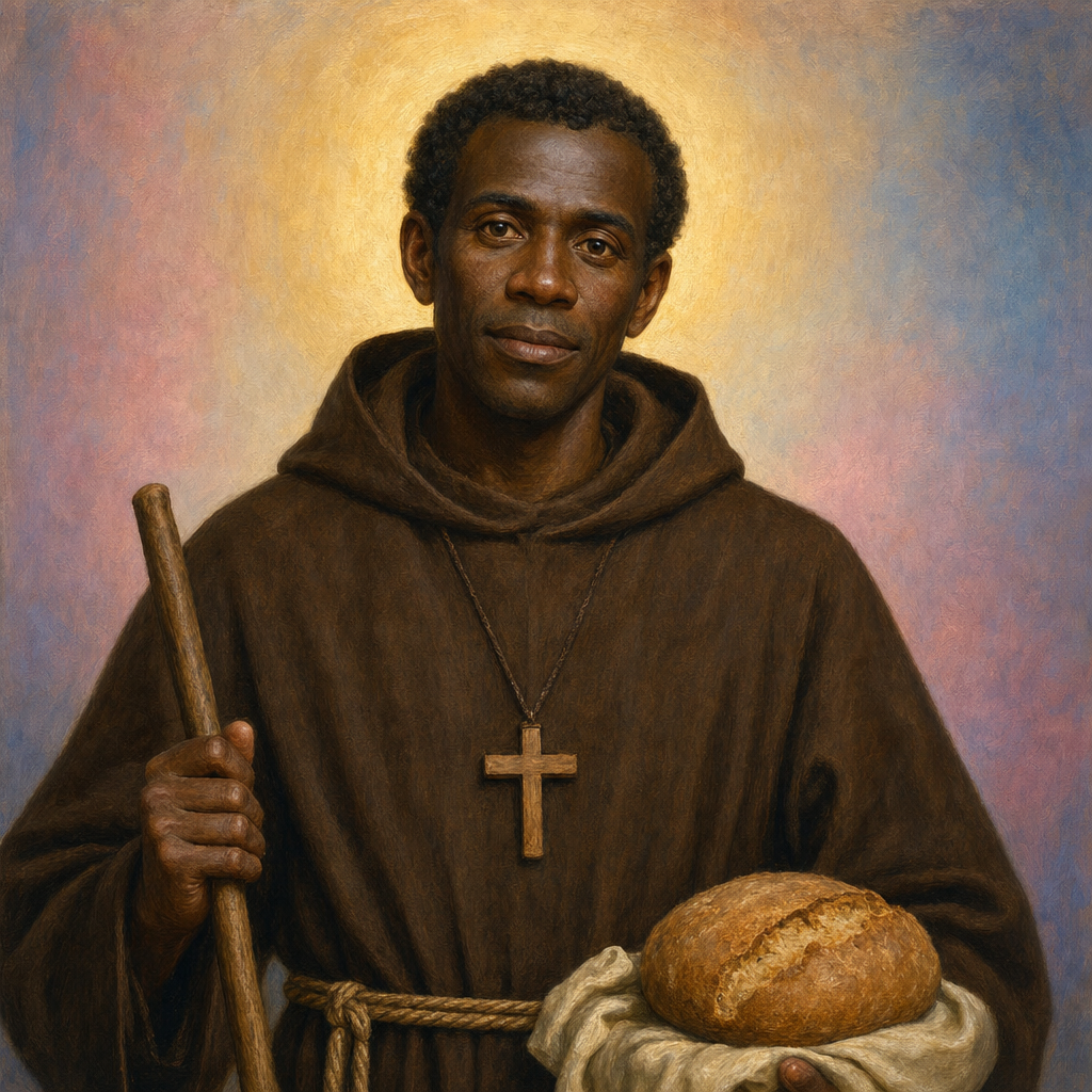 Portrait of St. Benedict the Moor