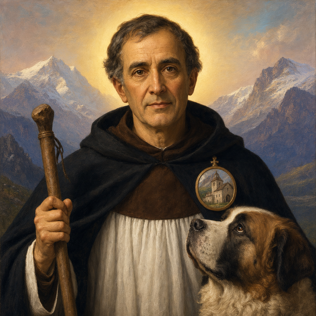 Portrait of St. Bernard of Menthon