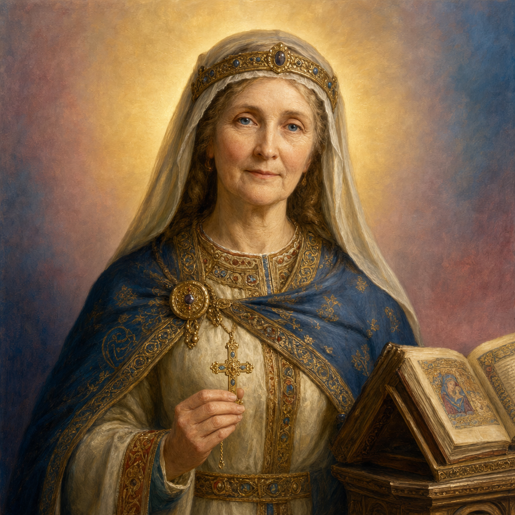 Portrait of St. Bertha of Kent