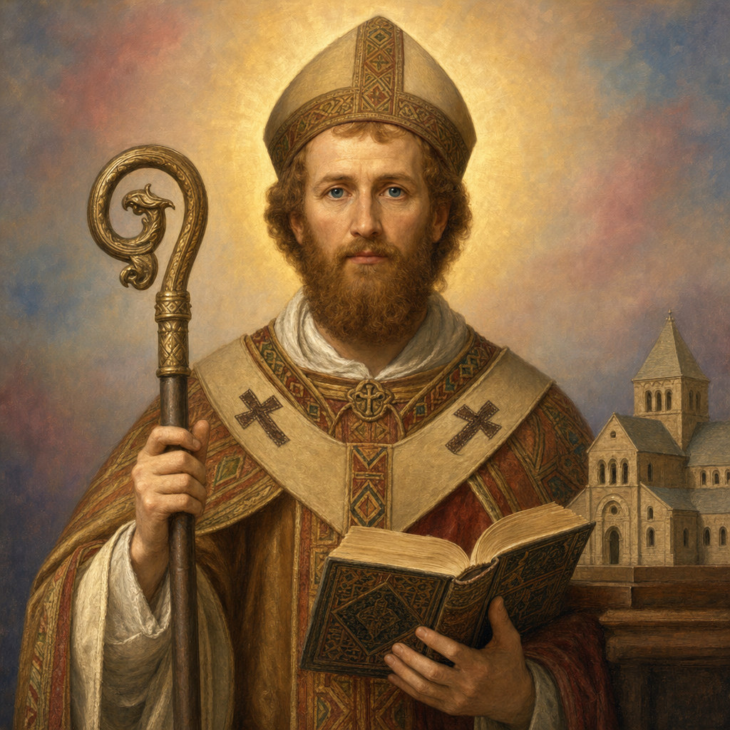 Portrait of St. Cedd
