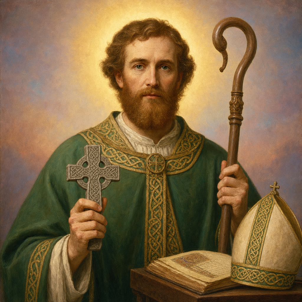 Portrait of St. Ciarán of Saigir