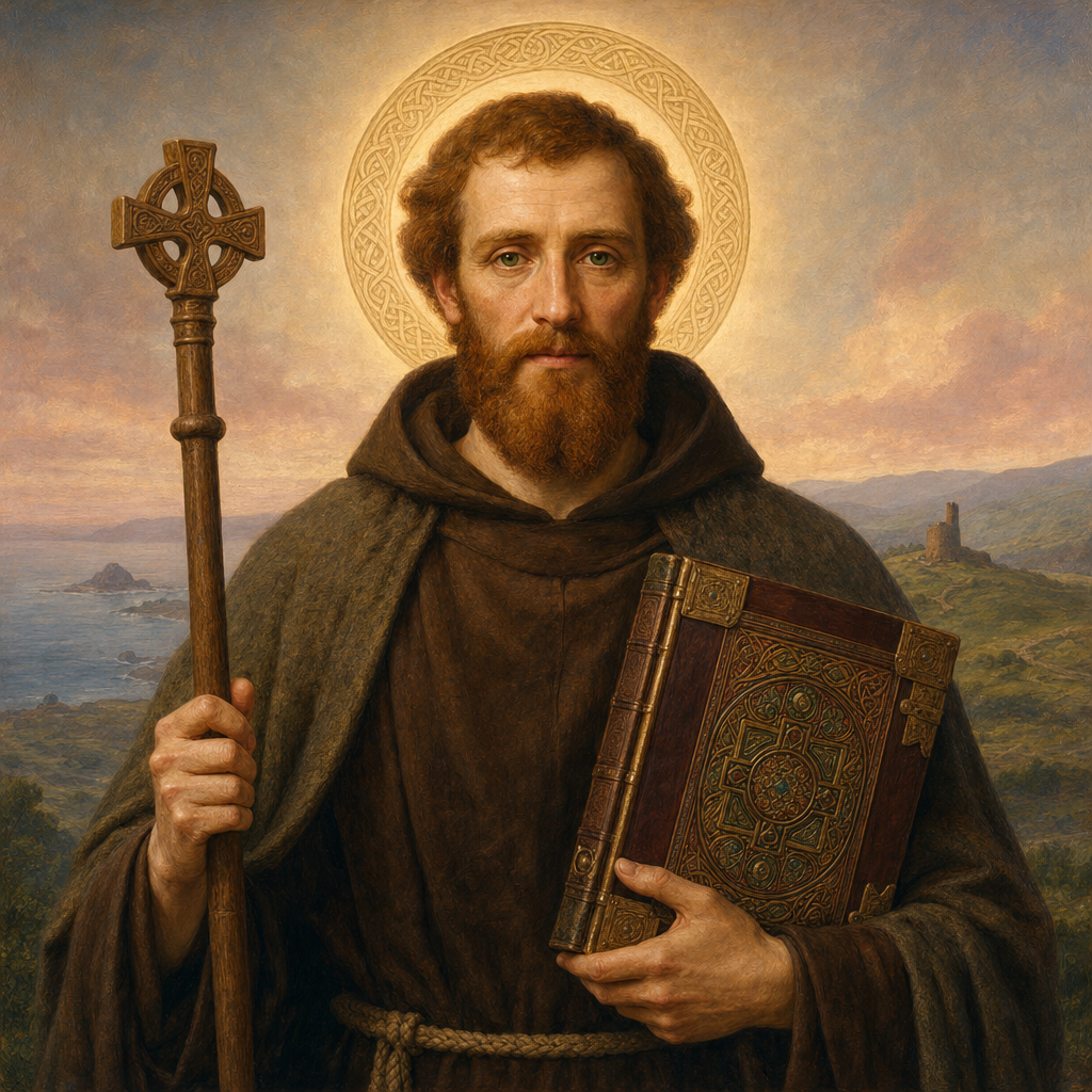 Portrait of St. Columba