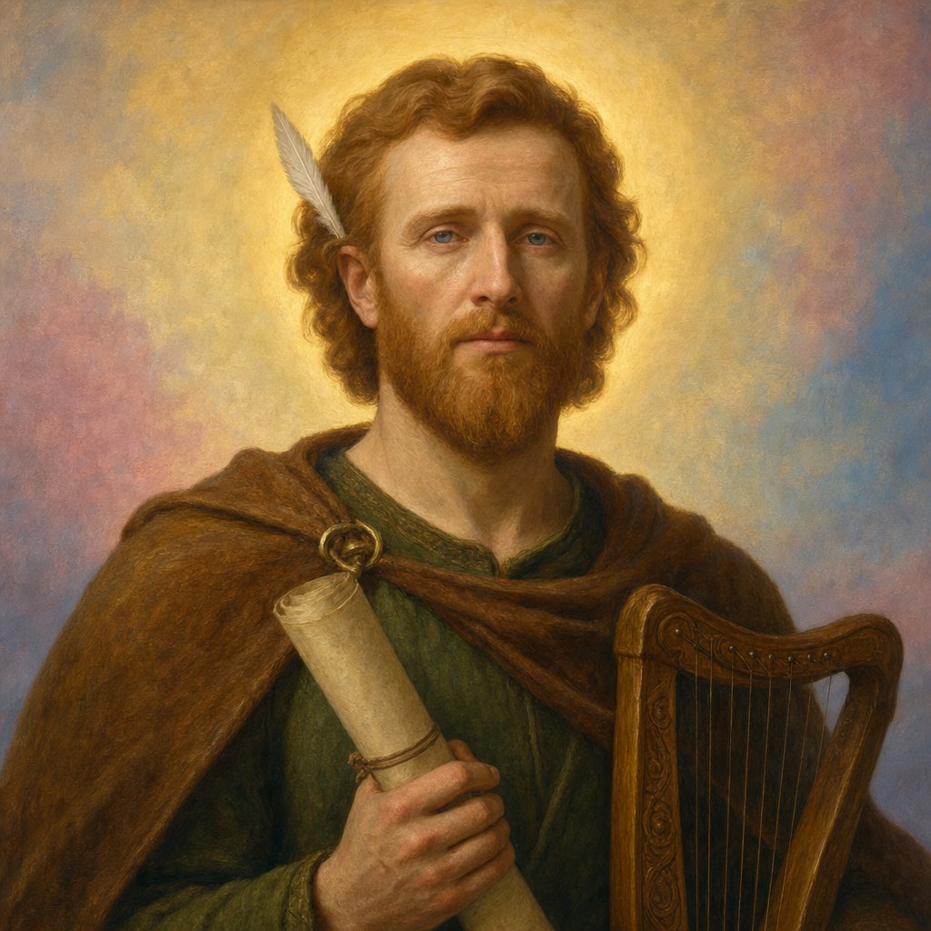 Portrait of St. Dallan Forgaill