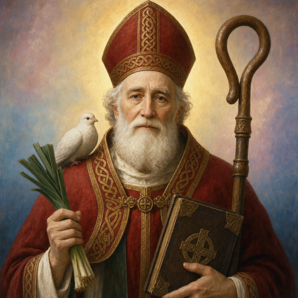 Portrait of St. David of Wales