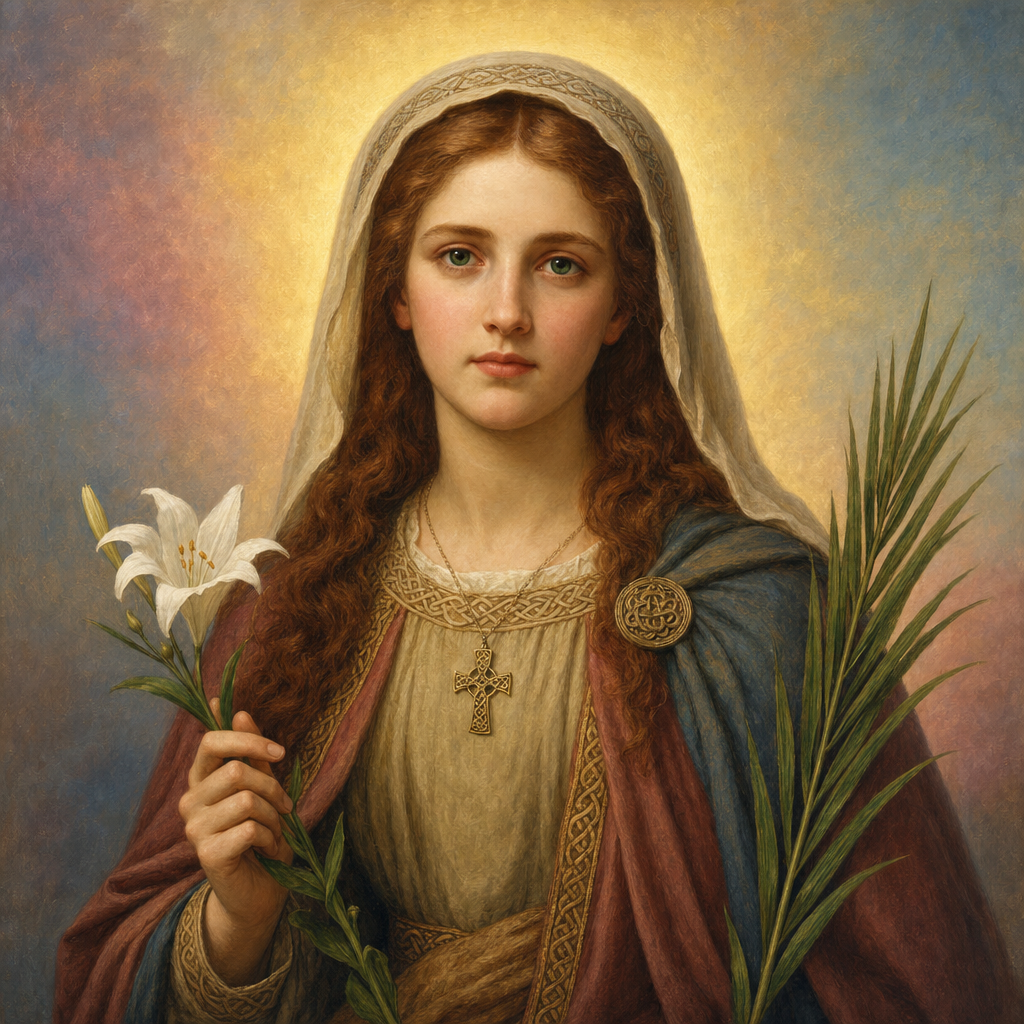 Portrait of St. Dymphna