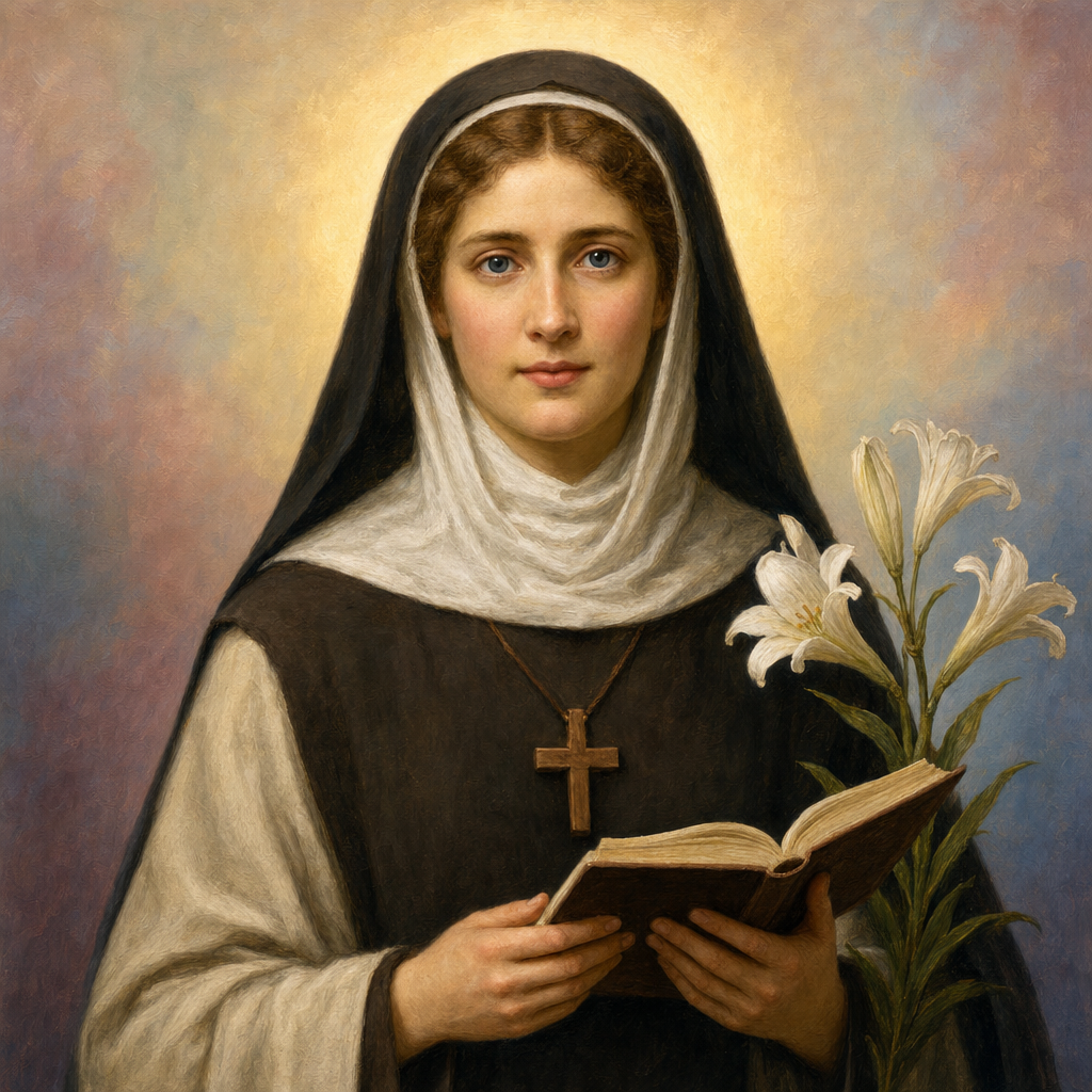 Portrait of St. Eadburh of Winchester