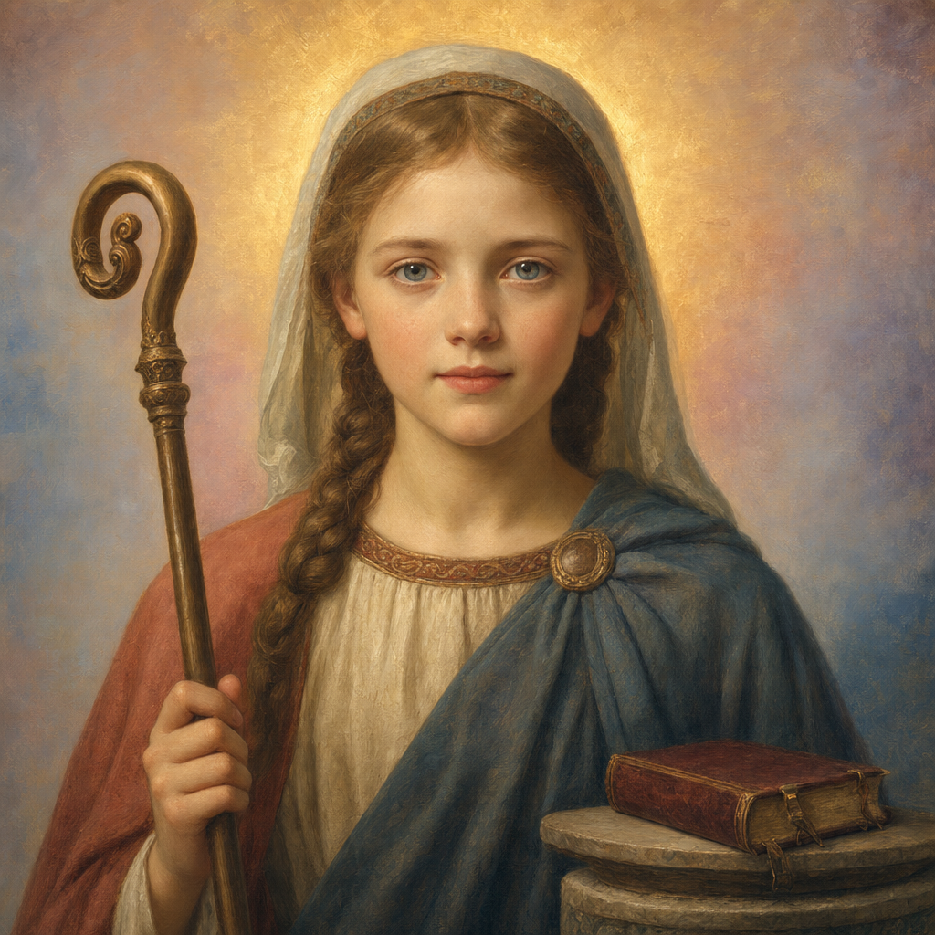 Portrait of St. Eanswith
