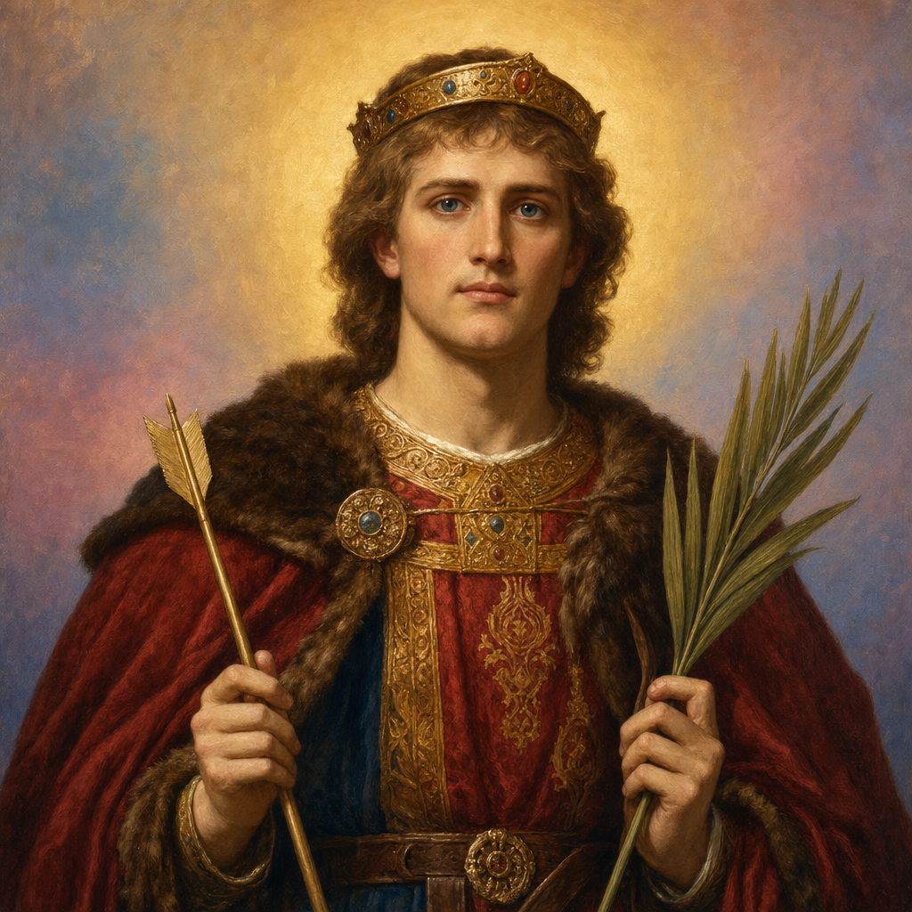 Portrait of St. Edmund the Martyr