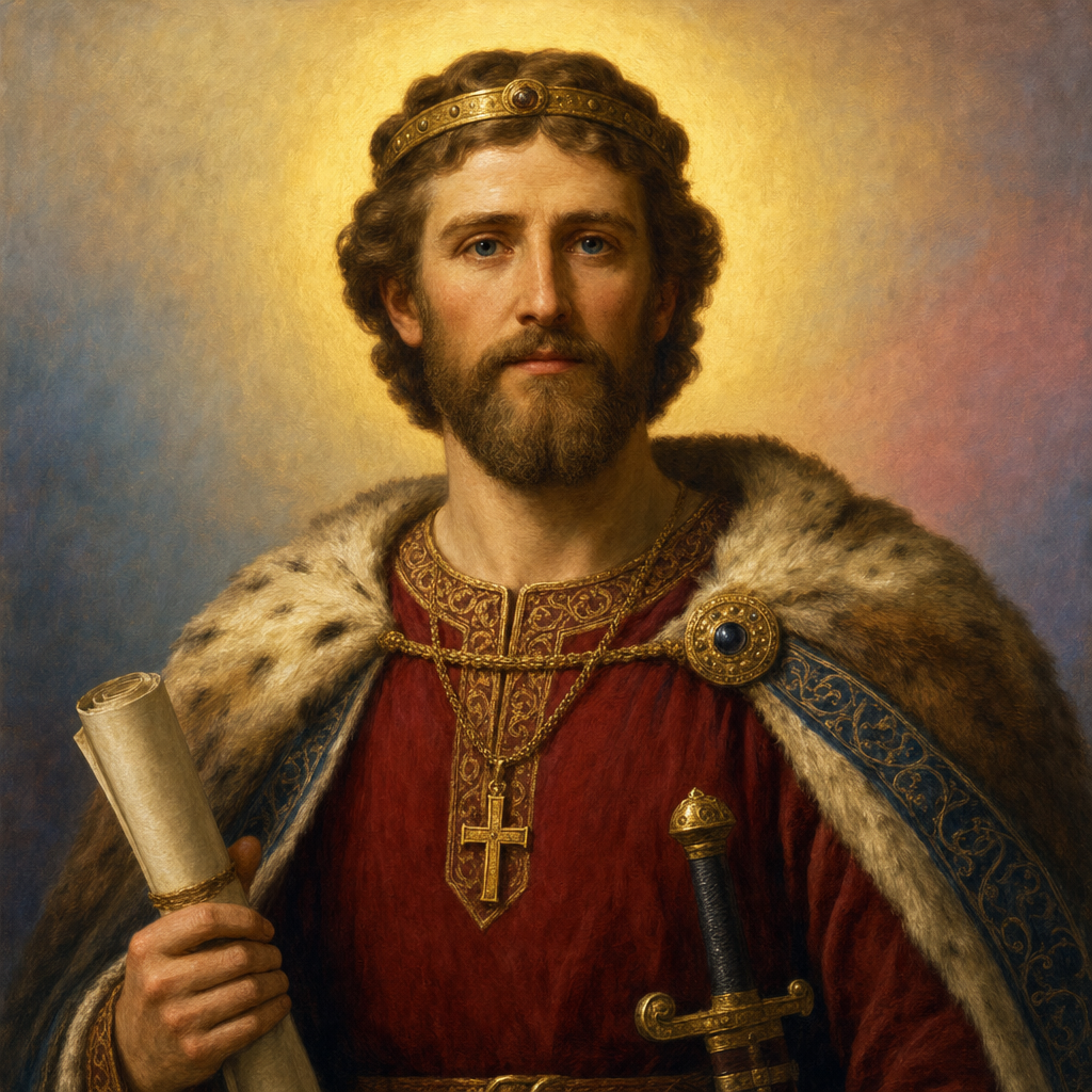 Portrait of St. Edwin of Northumbria