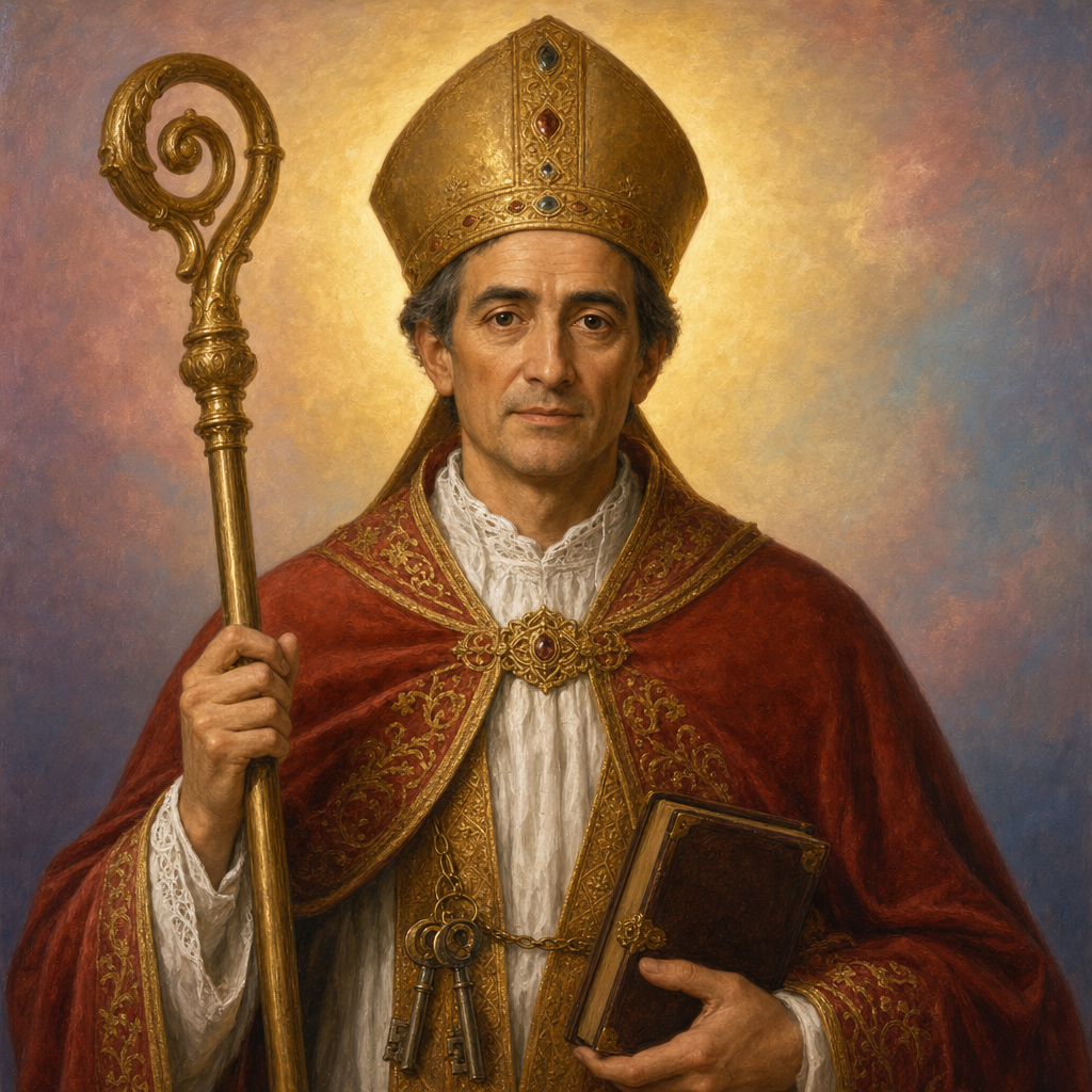 Portrait of St. Epiphanius of Pavia