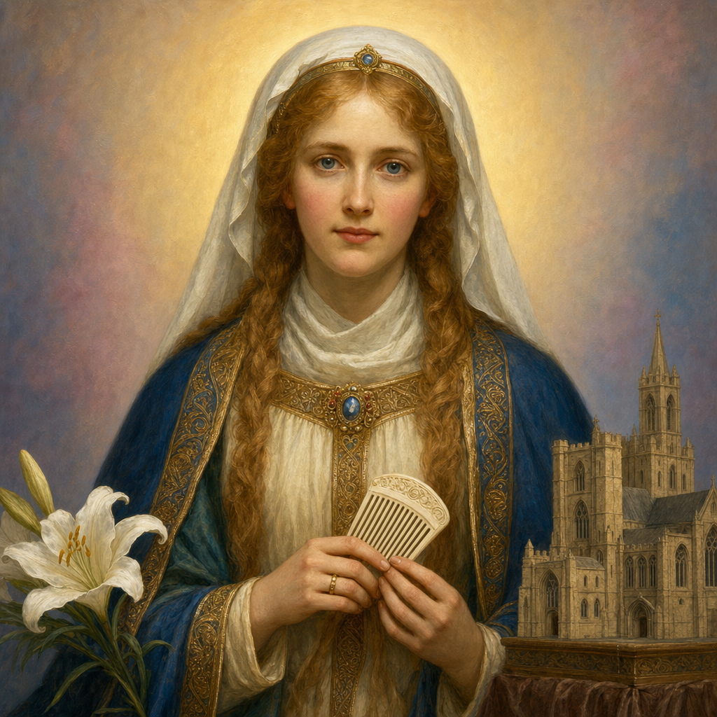 Portrait of St. Etheldreda