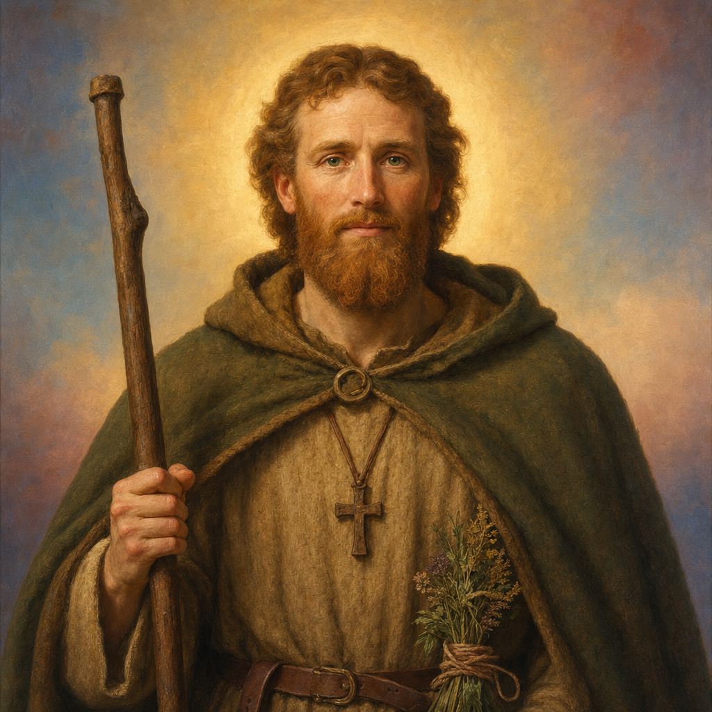 Portrait of St. Faelan