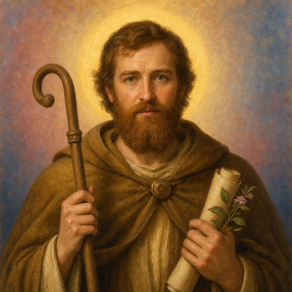 Portrait of St. Fintan Munnu