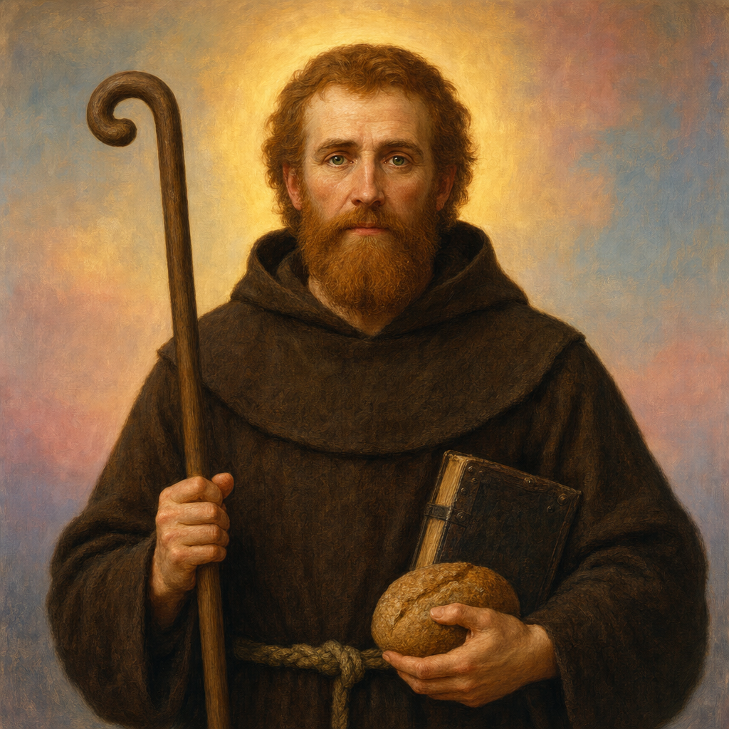 Portrait of St. Fintan of Clonenagh