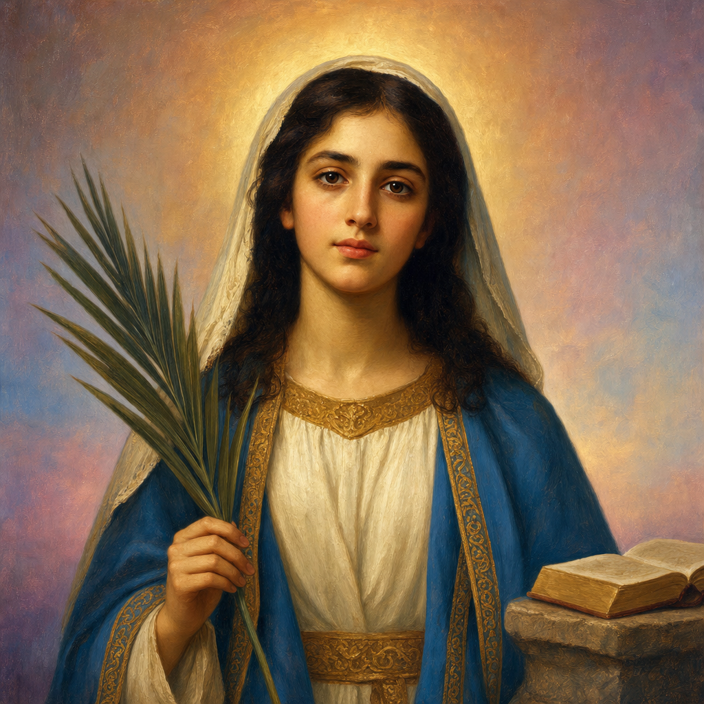 Portrait of St. Flora of Córdoba