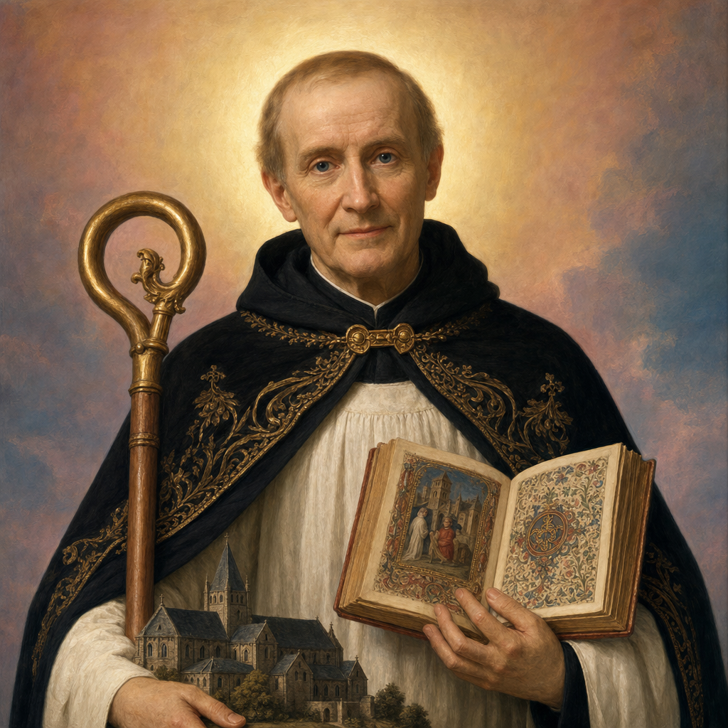 Portrait of St. Gerard of Brogne