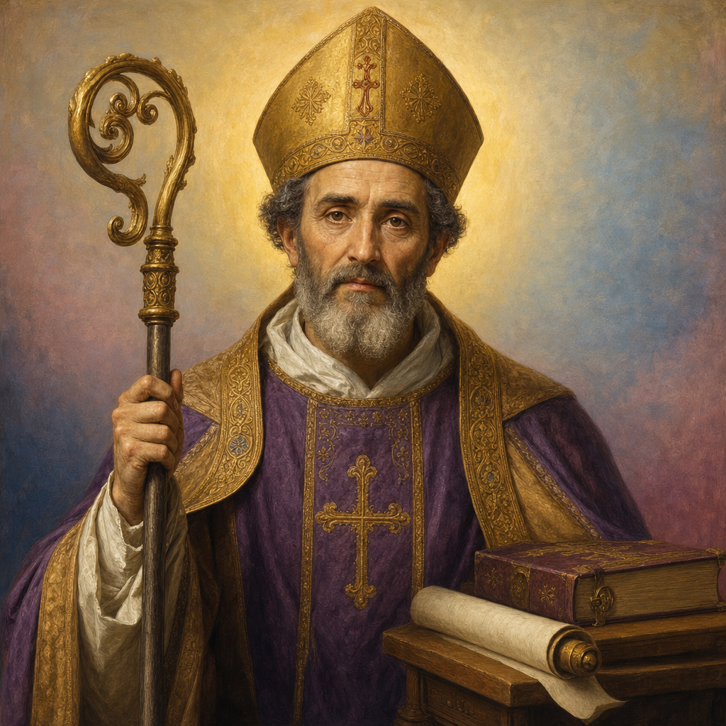 Portrait of St. Germanus of Auxerre