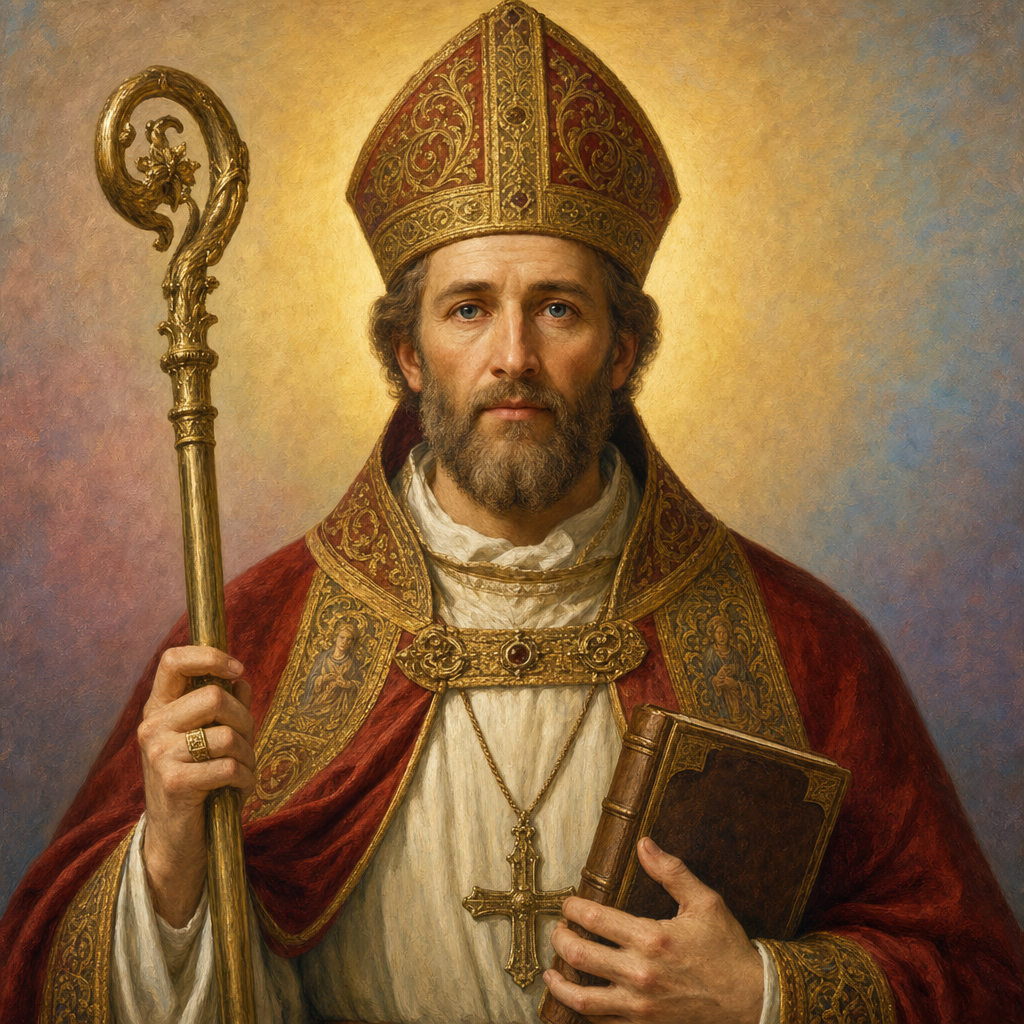 Portrait of St. Godfrey of Amiens