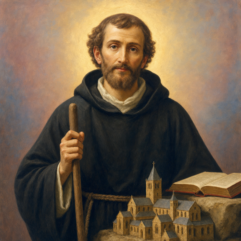 Portrait of St. Hadelin