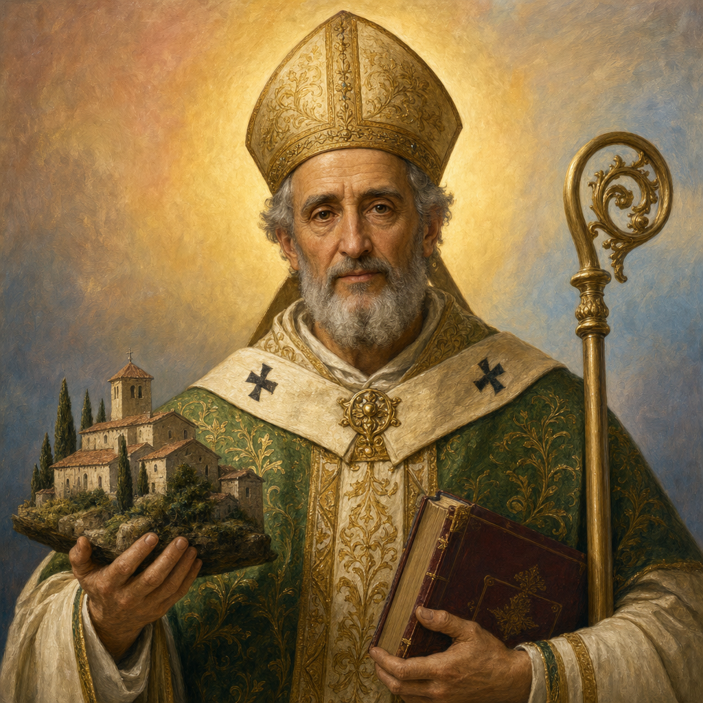 Portrait of St. Honoratus of Arles