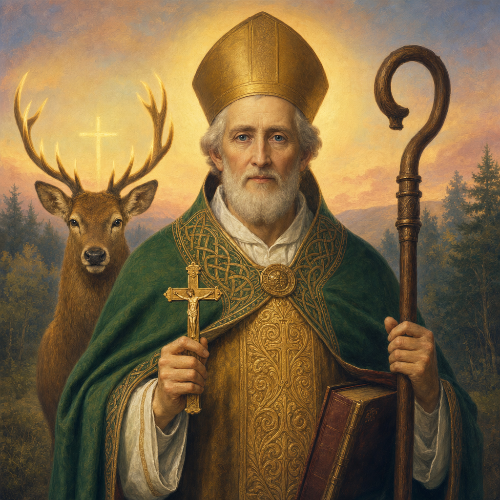 Portrait of St. Hubert of Liège