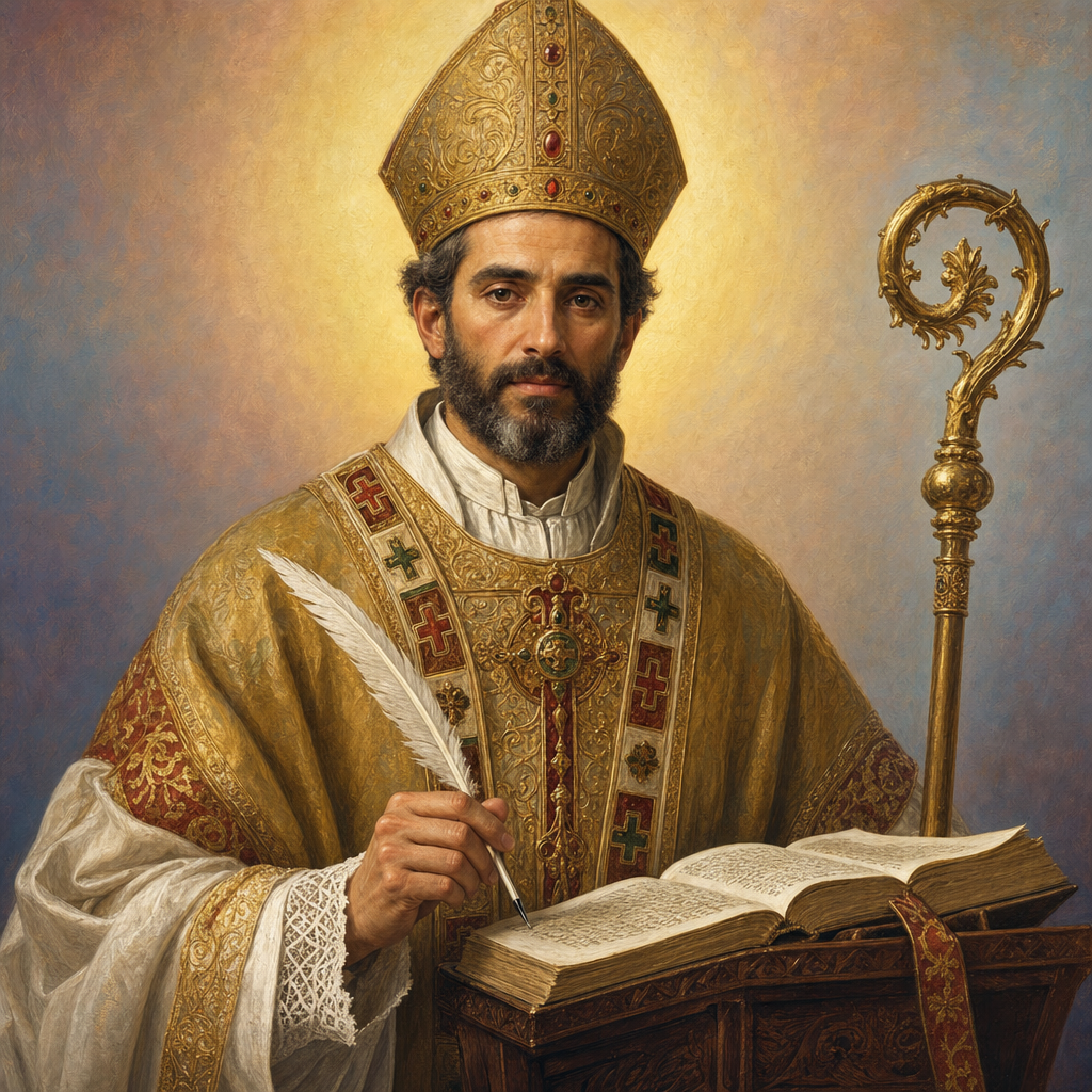 Portrait of St. Isidore of Seville