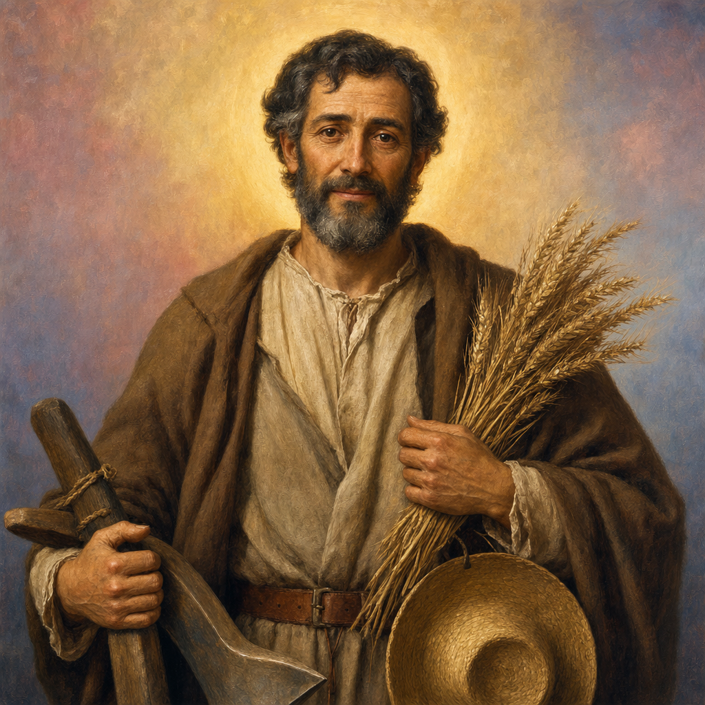 Portrait of St. Isidore the Farmer